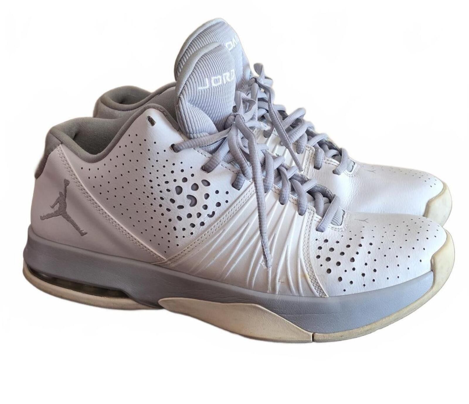 Jordan Brand Nike Air Jordan 5 AM Basketball Shoes White Wolf Grey 11.5 Size US 11.5 / EU 44-45 - 1 Thumbnail