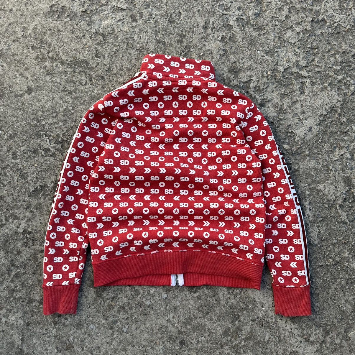 Superdry Vintage Japanese Style Superdry Coral Design Zip Sweater Size US S / EU 44-46 / 1 - 2 Thumbnail
