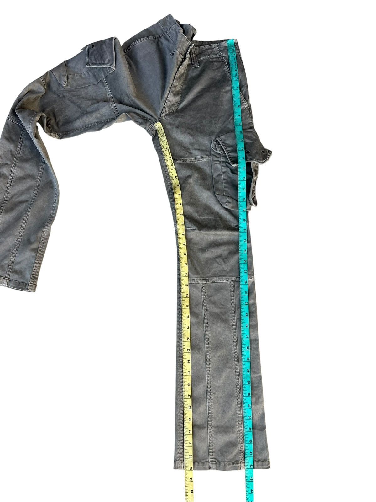 Tete Homme Tete Homme Gas Mask Cargo Stretch Trouser Flare Pant Size US 28 / EU 44 - 6 Thumbnail