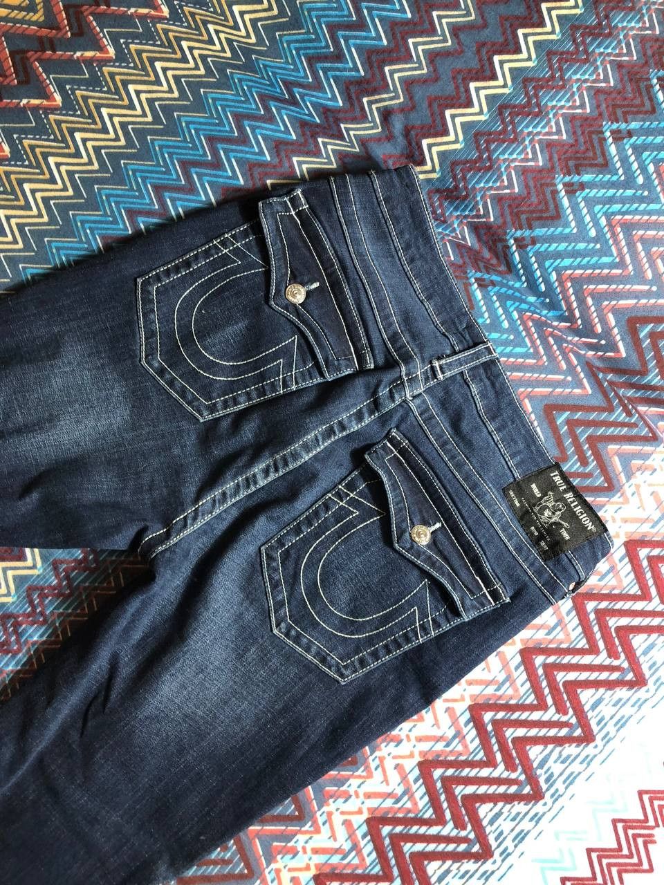 True Religion True Religion Jeans Women's Mid-Rise Jennie Curvy Skinny Size 30" / US 8 / IT 44 - 21 Thumbnail