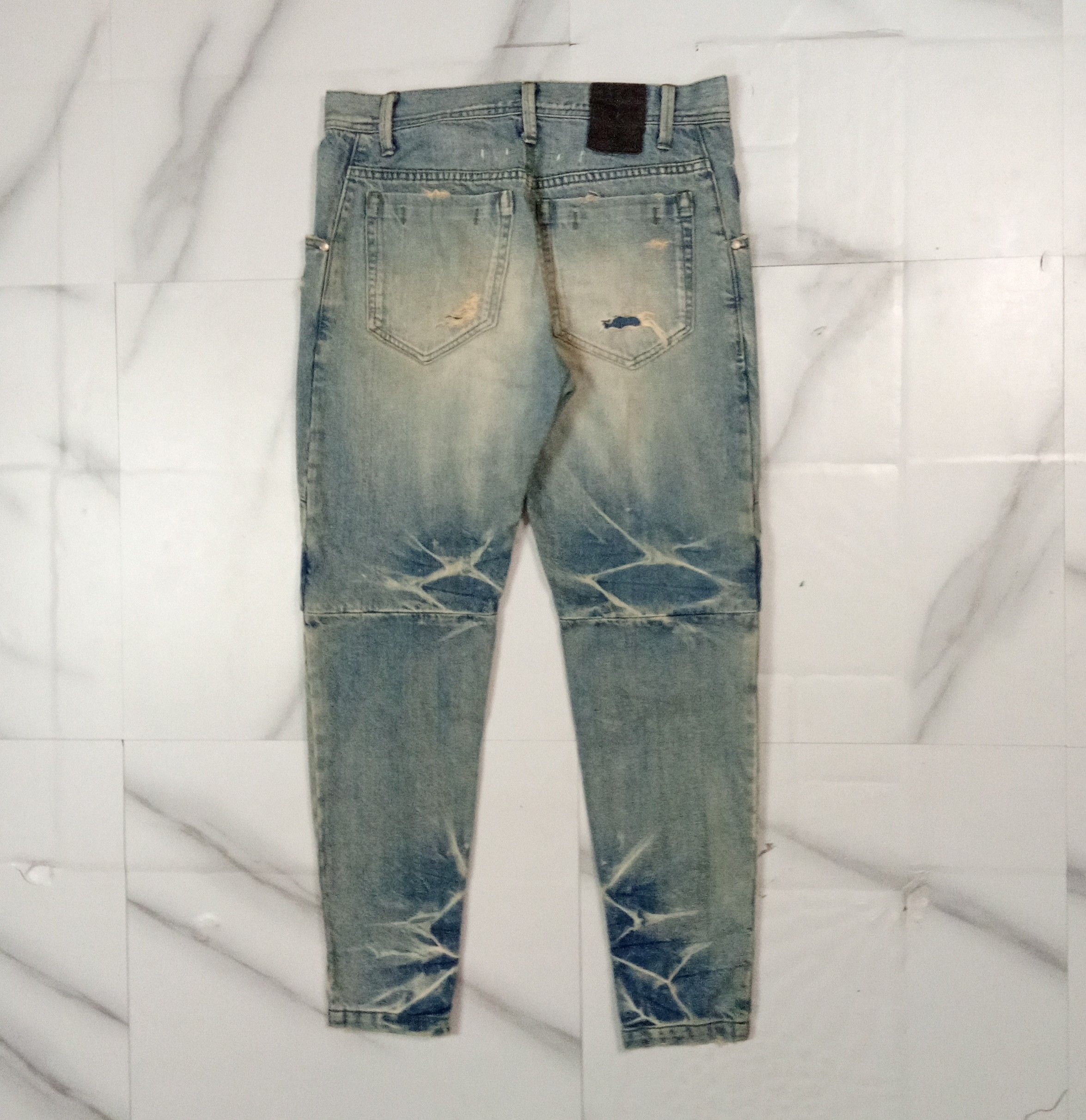 Julius Julius 7 S/S'17-18 Neuromantika - Distress Denim Size US 32 / EU 48 - 13 Thumbnail