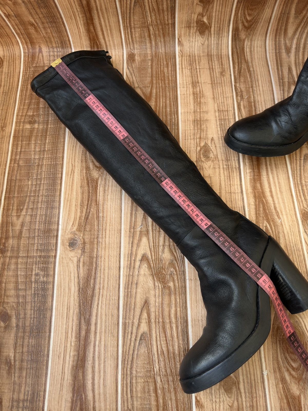 Ann Demeulemeester × Vintage AD black Leather Boots. Size US 6 / IT 36 - 13 Thumbnail