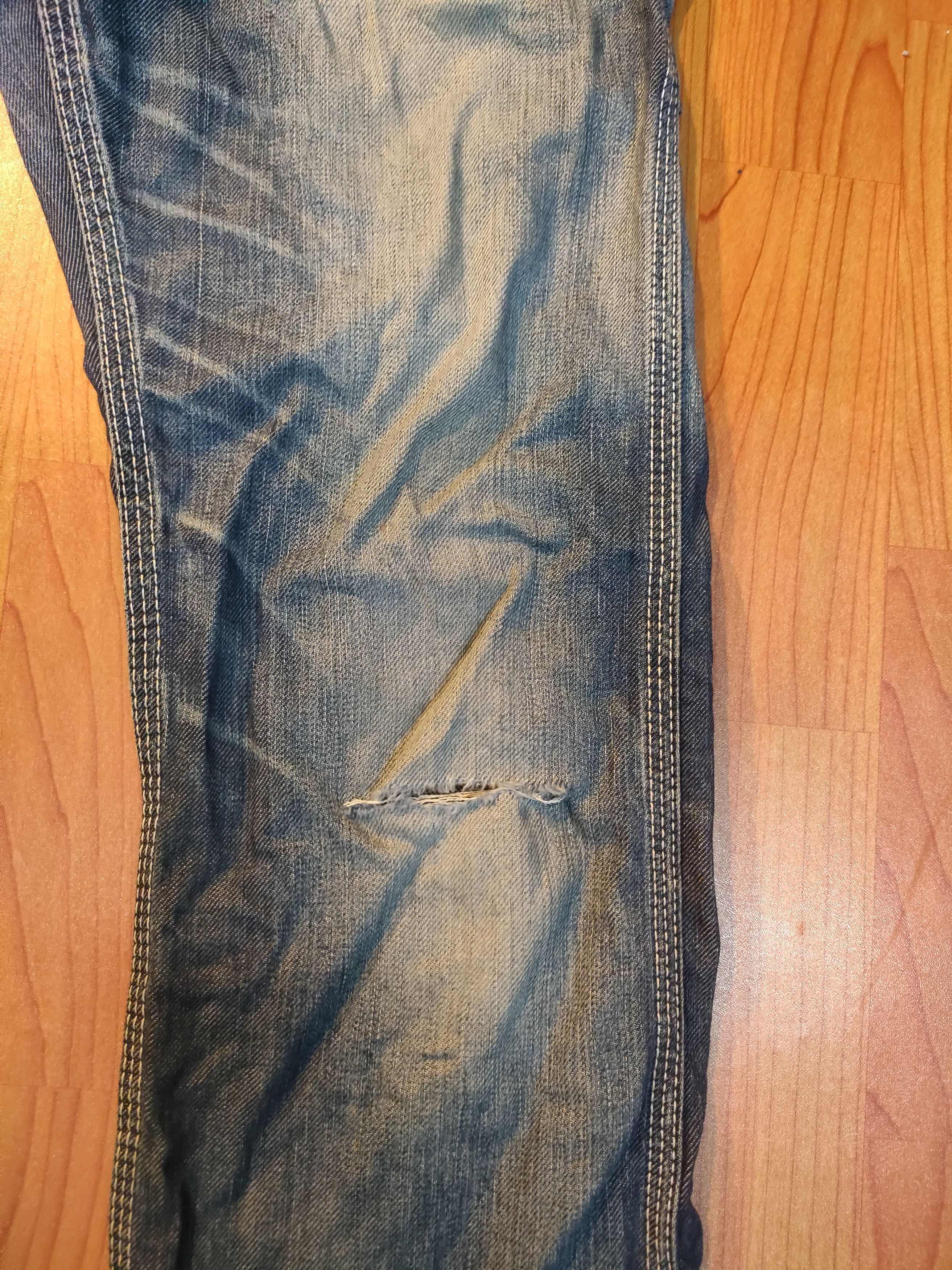 If Six Was Nine × Japanese Brand Flare🔥🔥Libero Carpanter Buckle Back Jeans Size US 30 / EU 46 - 9 Thumbnail