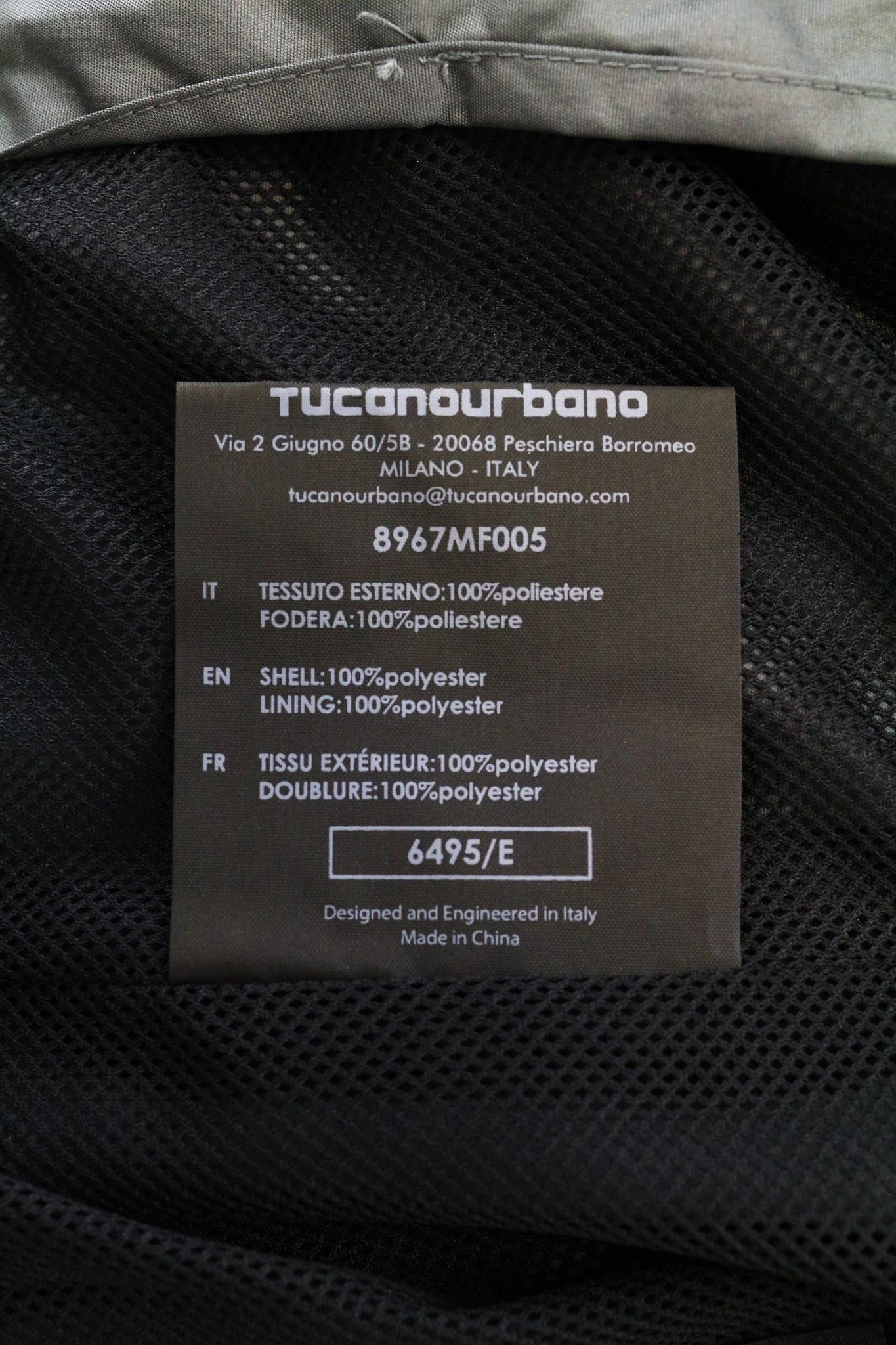 Other NEW TUCANJI IT48 Grey Breathable Moto Jacket 75728 Size US XXL / EU 58 / 5 - 6 Thumbnail