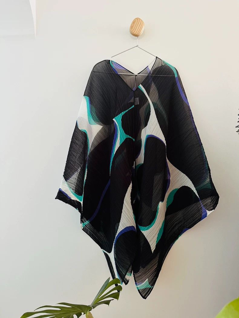 Issey Miyake Issey Miyake size:one size Black pod large pleated top Size S / US 4 / IT 40 - 4 Thumbnail