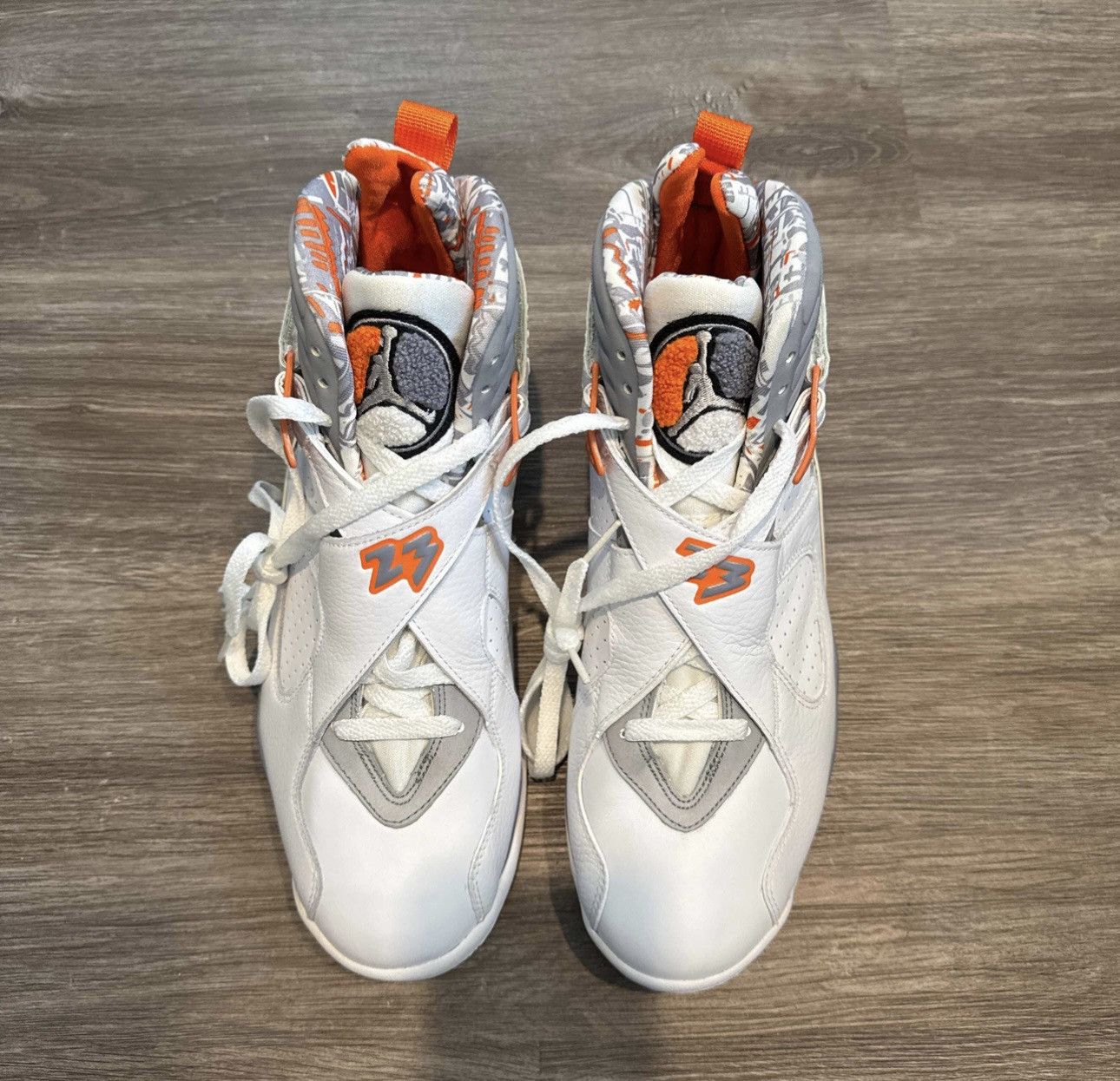 Nike Air Jordan 8 Orange Blaze Size US 9.5 / EU 42-43 - 3 Thumbnail