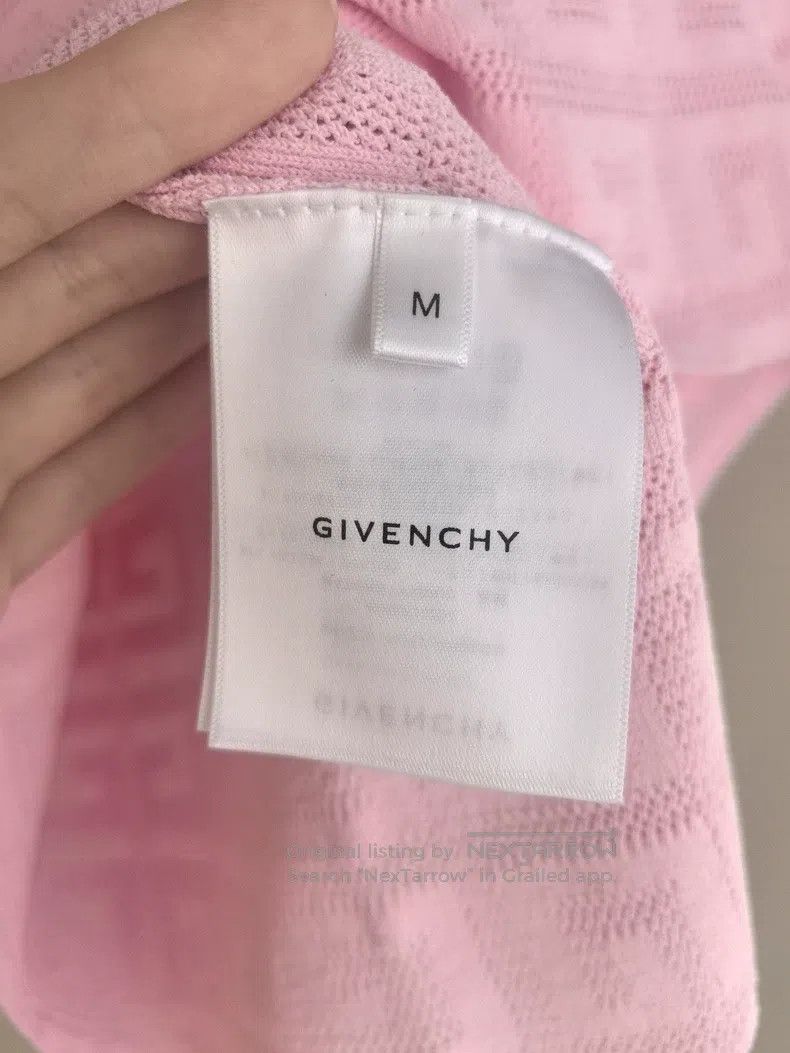 Givenchy Givenchy Pink vintage logo cutout short-sleeved T-shirt Size M / US 6-8 / IT 42-44 - 3 Thumbnail