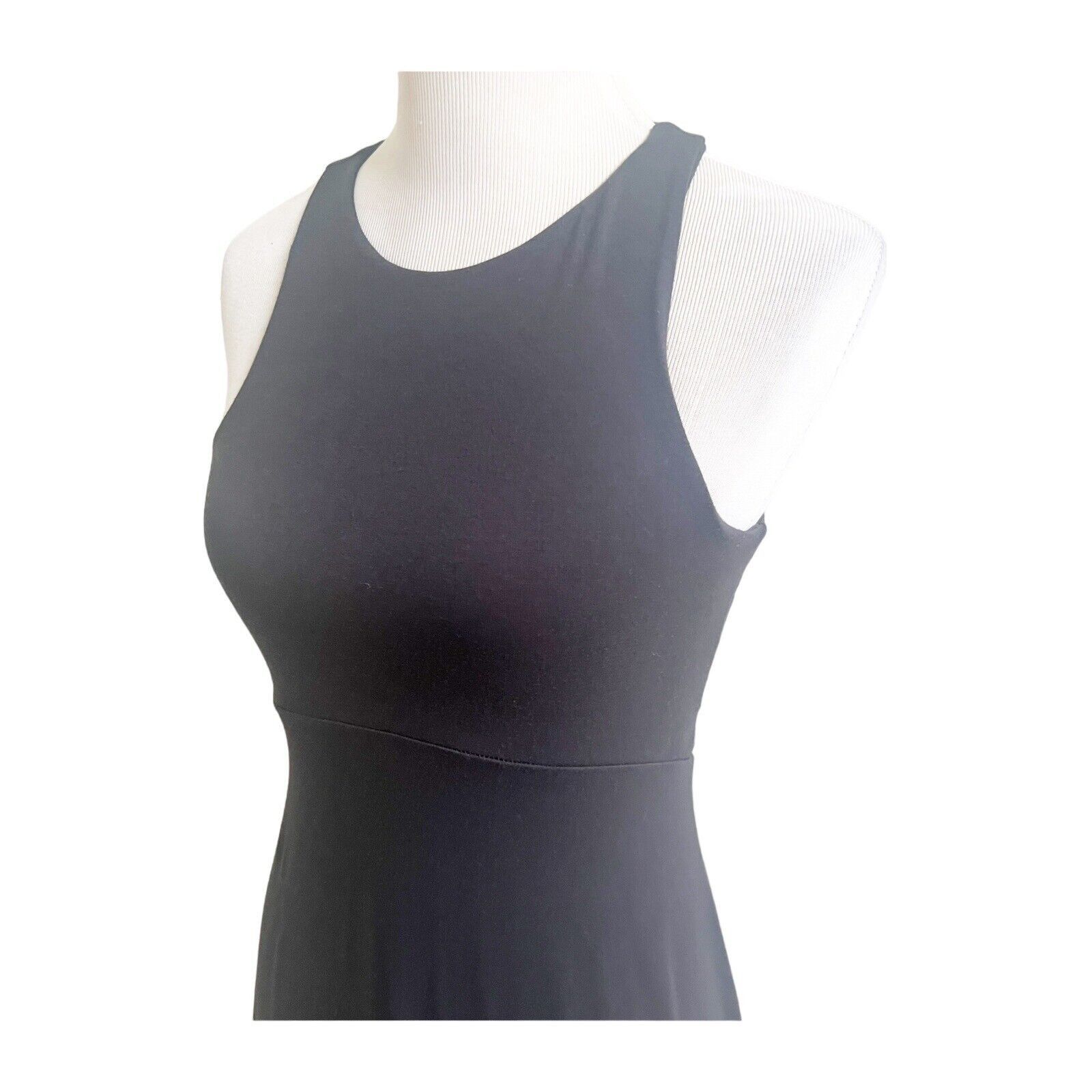 Athleta Athleta Soft Black Activewear Mini Dress Size XS Modal Size XS / US 0-2 / IT 36-38 - 6 Thumbnail
