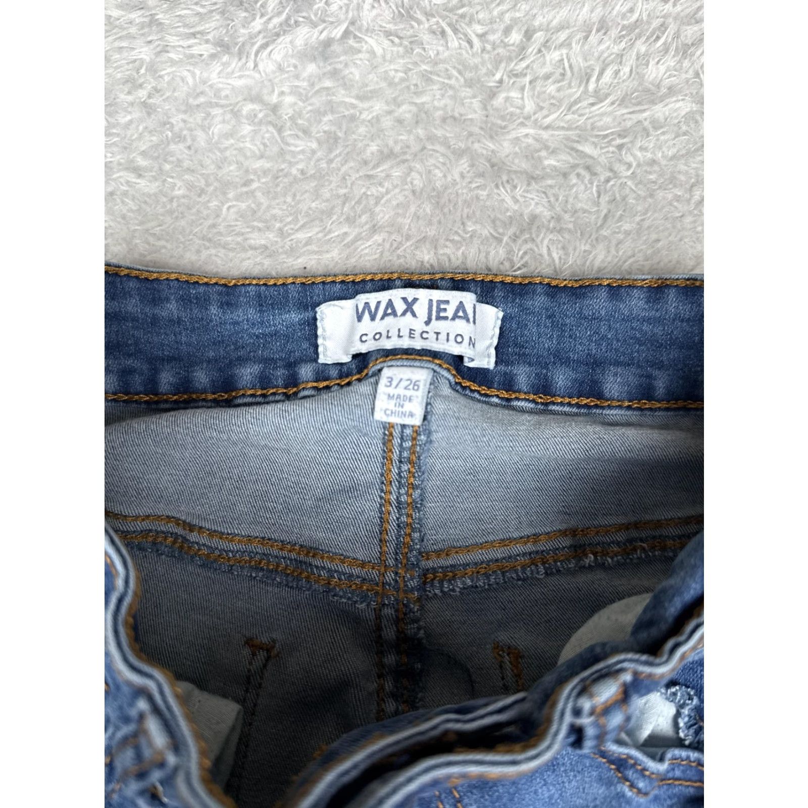 Vintage Wax Jean Collection Jeans Womens Bootcut Denim 3/26 Blue Medium Wash 22x30 Size 26" / US 2 / IT 38 - 6 Thumbnail