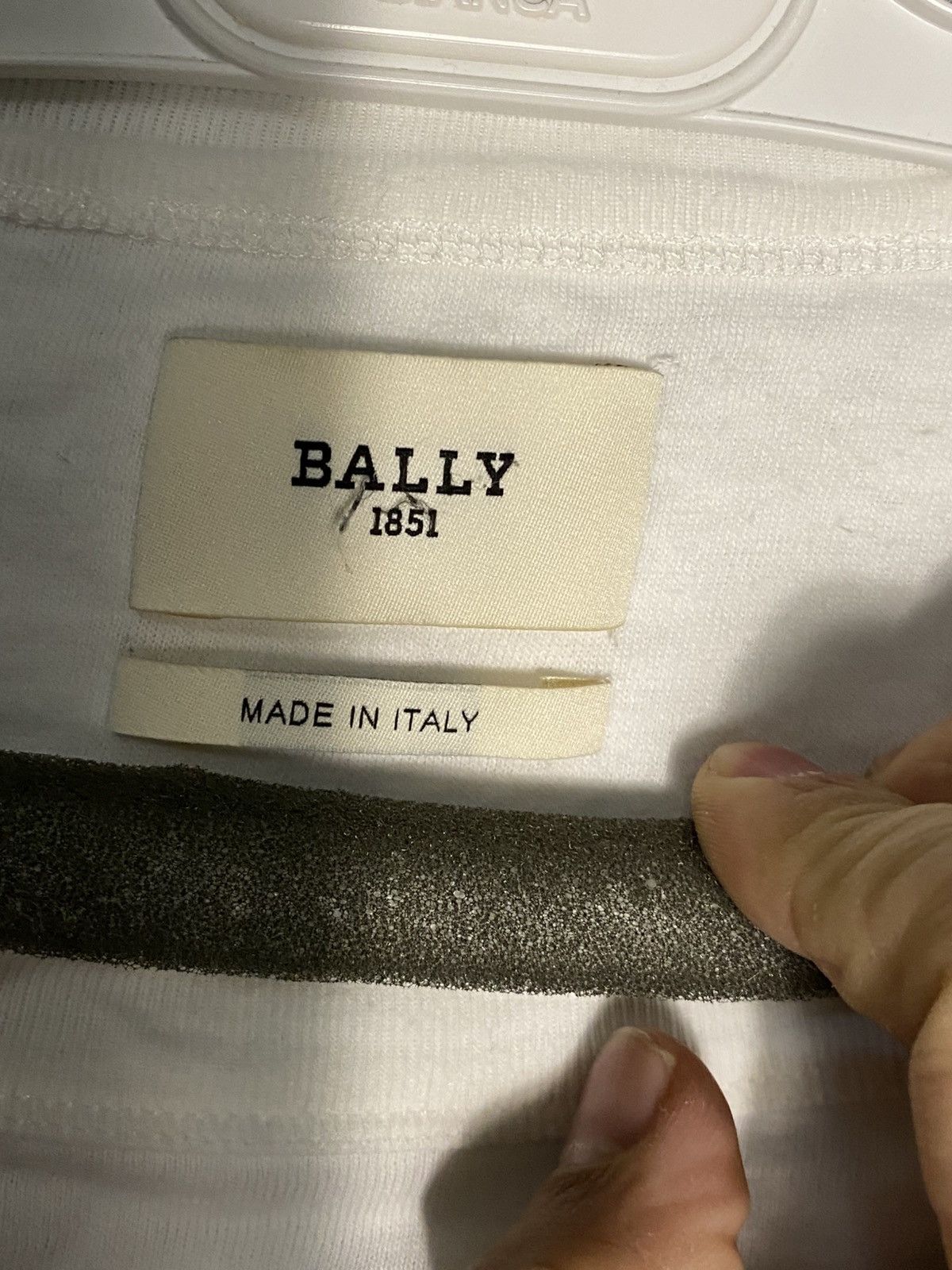 Bally × Designer Bally 1851 T-shirt Made In Italy Luxury Shirt Size US L / EU 52-54 / 3 - 2 Thumbnail