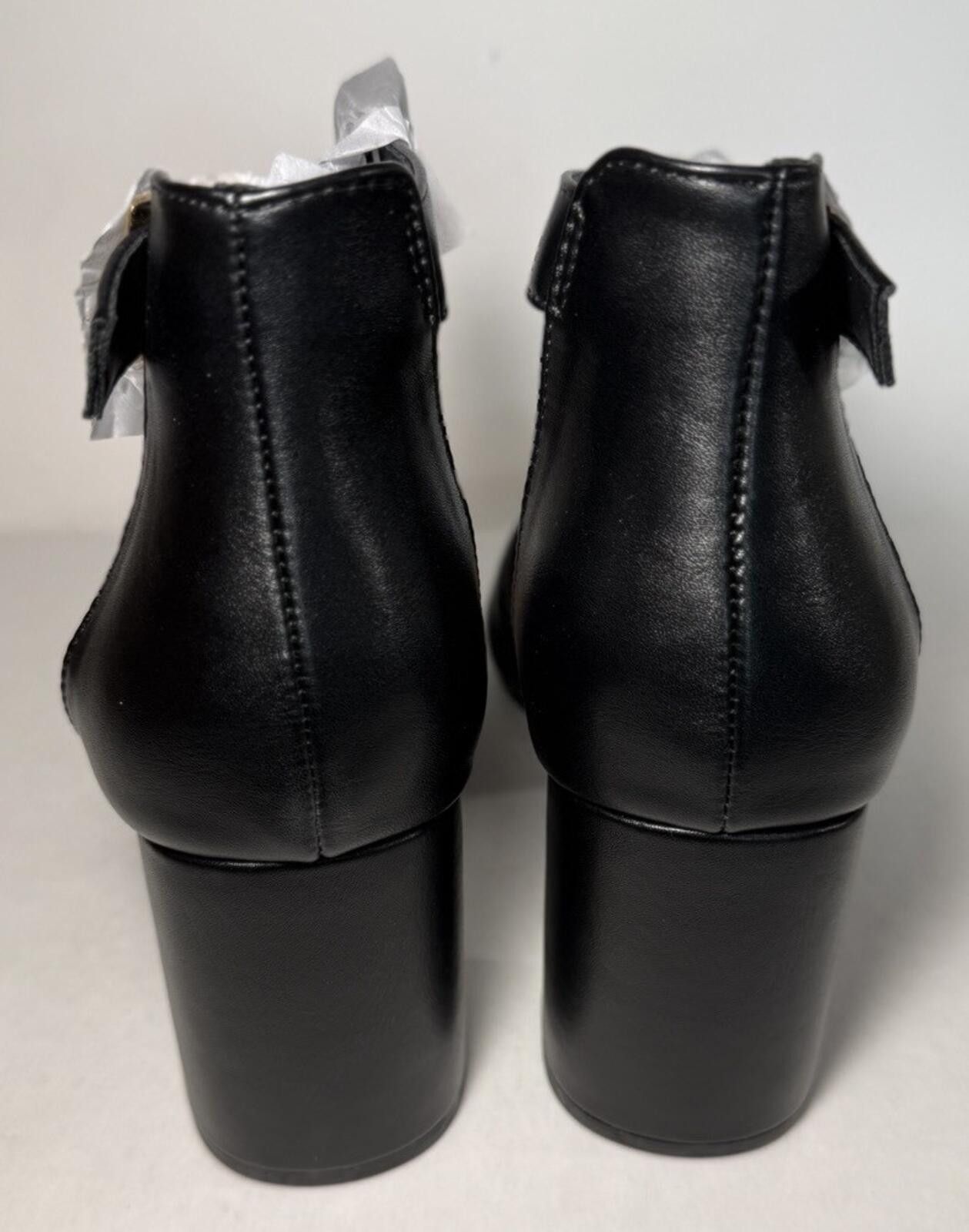 Other DREAM PAIR Pointed Toe Chunky Mid Heel Pumps Ankle Black Size US 9 / IT 39 - 4 Thumbnail