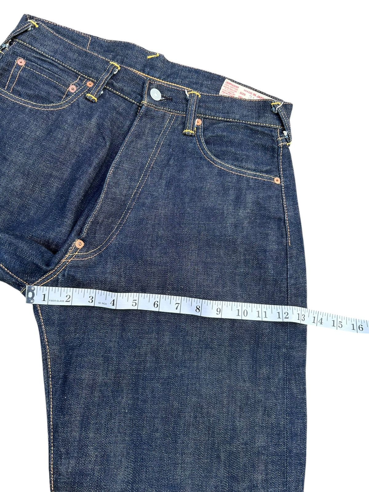 Evisu VINTAGE EVISU DAICOCK SELVEDGE MADE IN JAPAN DENIM JEANS Size US 31 - 19 Thumbnail