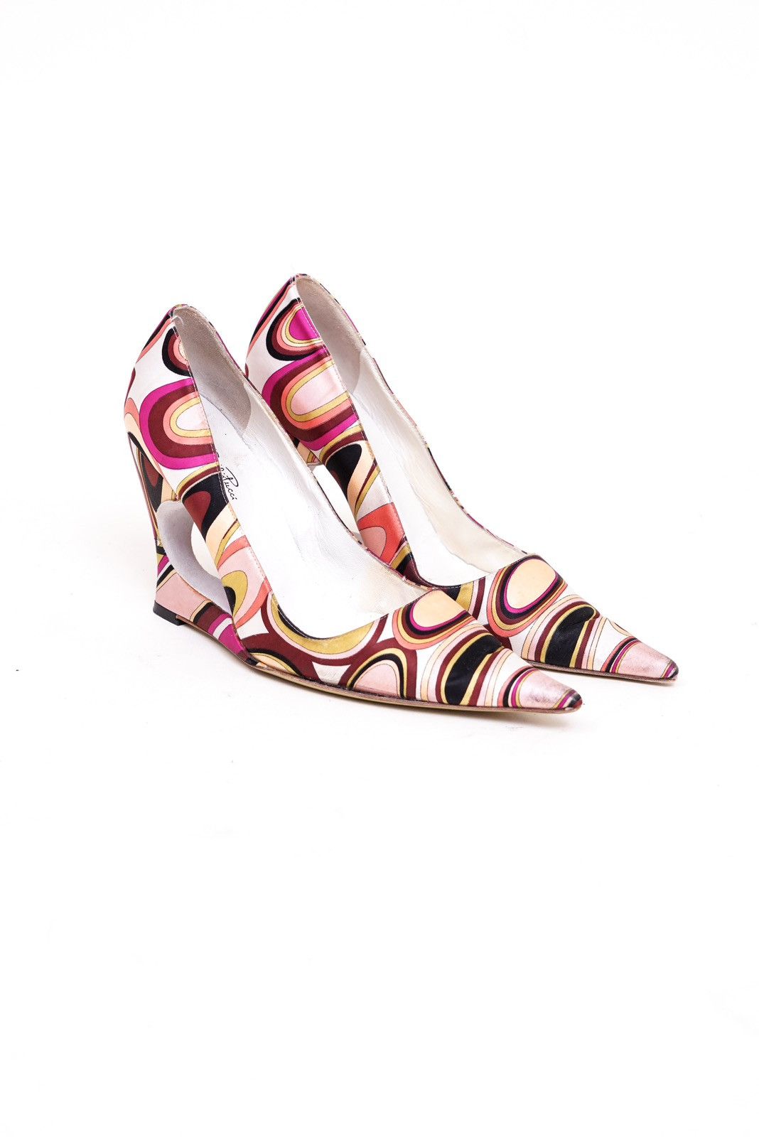 Emilio Pucci Emilio Pucci Printed Fabric Pumps 39.5 Size US 8.5 / IT 38.5 - 4 Thumbnail