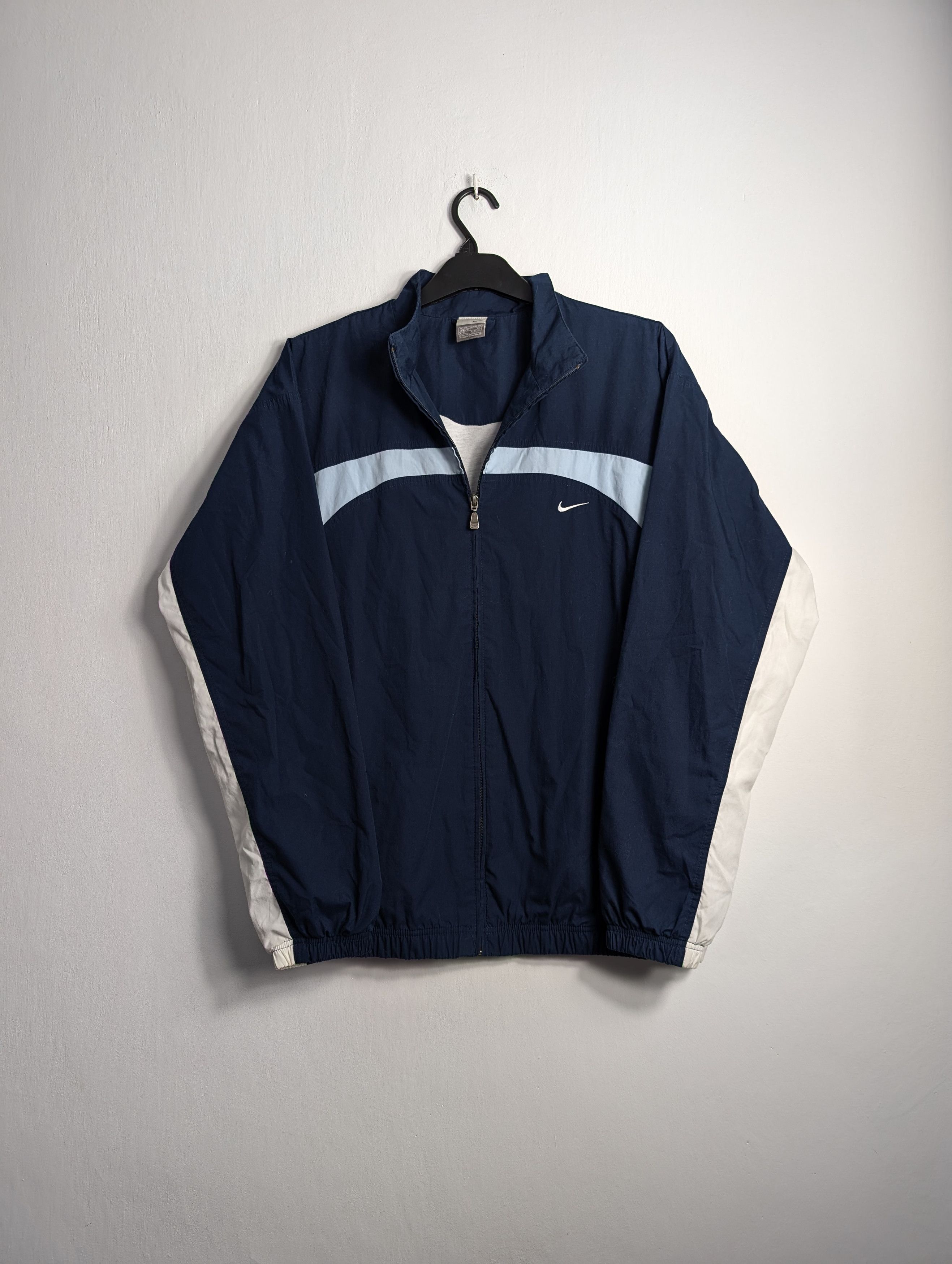 Nike × Vintage Nike Vintage Track Light Jacket 00s y2k Size US XL / EU 56 / 4 - 1 Thumbnail