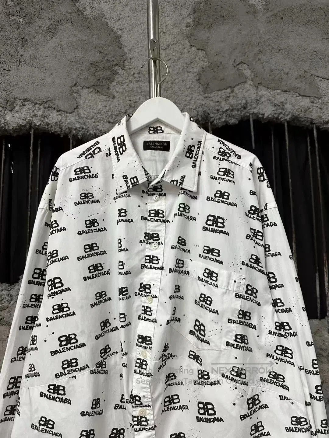 Balenciaga Balenciaga Printed White Shirt. Size US XS / EU 42 / 0 - 3 Thumbnail