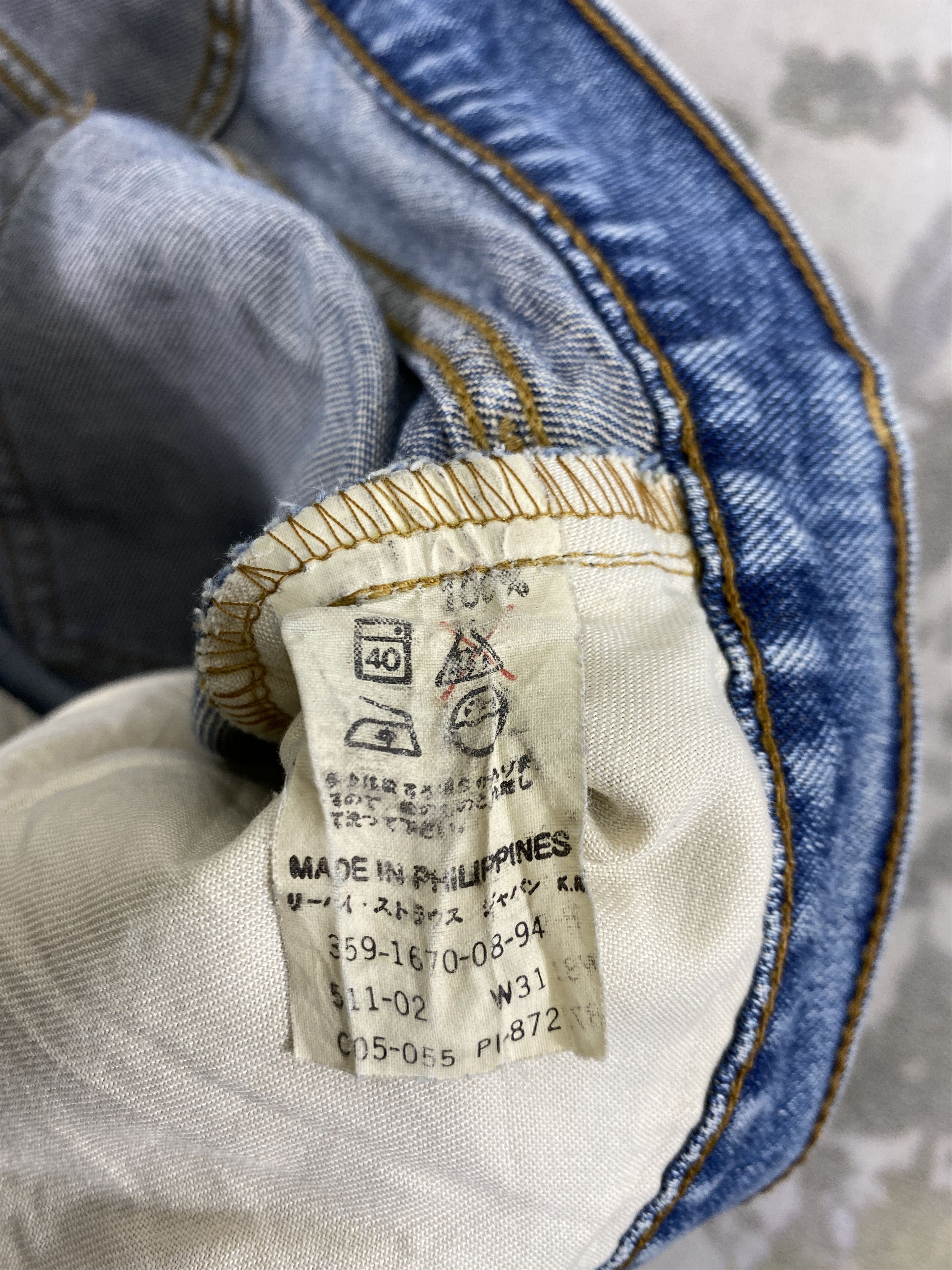 Levi's Distressed Blue Vintage Levi's 511 Jeans 29x27.5 - JN3767 Size US 28 / EU 44 - 9 Thumbnail