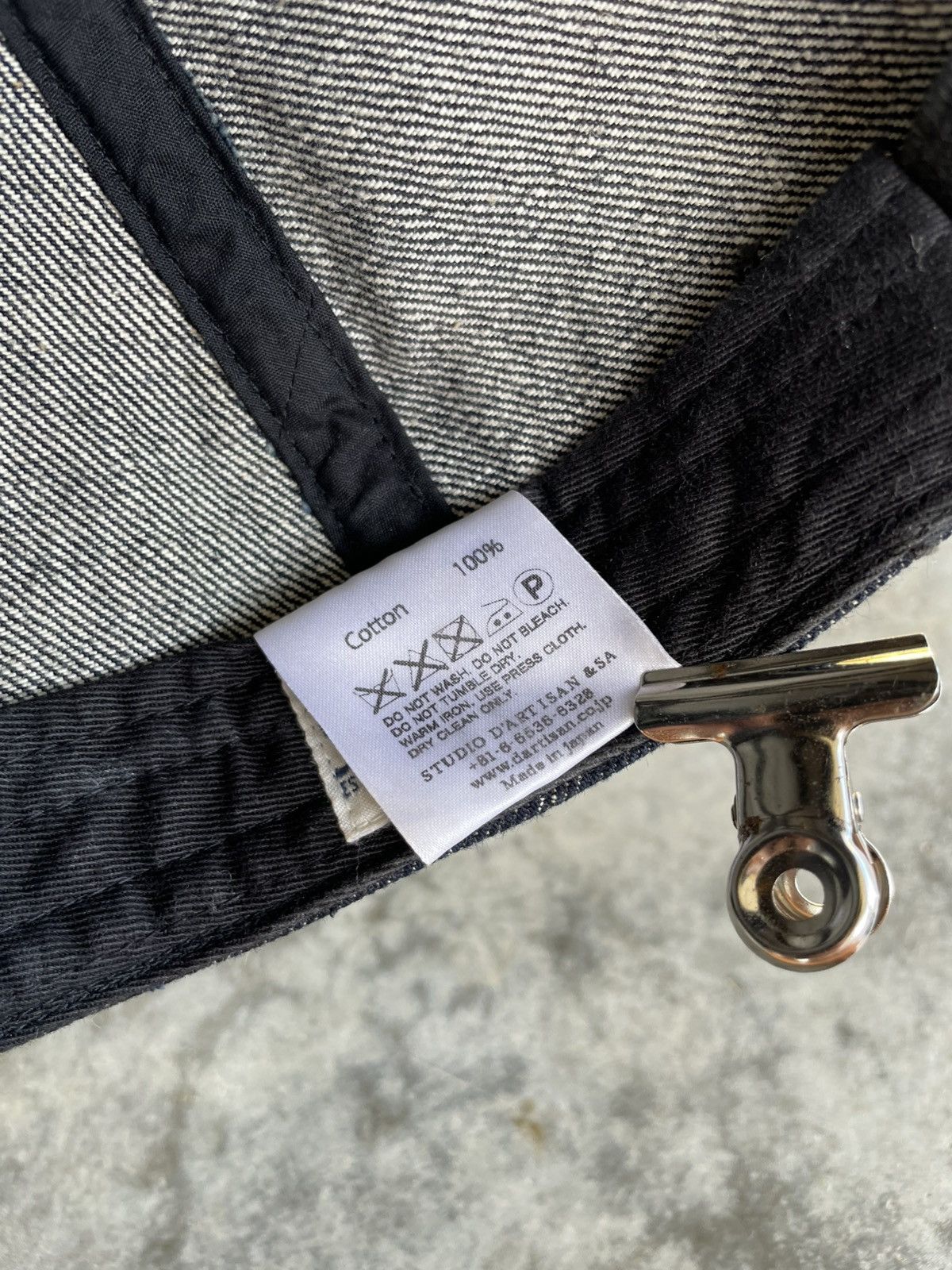 Japanese Brand Studio D Artisan Denim Full Cap Size ONE SIZE - 8 Thumbnail