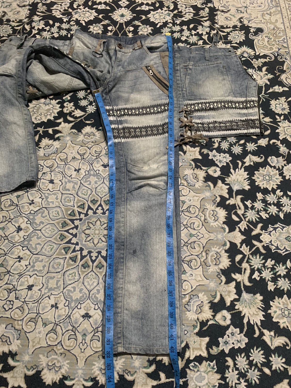 PPFM PPFM DESTRUCT PRODUCT JEANS Size US 32 / EU 48 - 24 Thumbnail