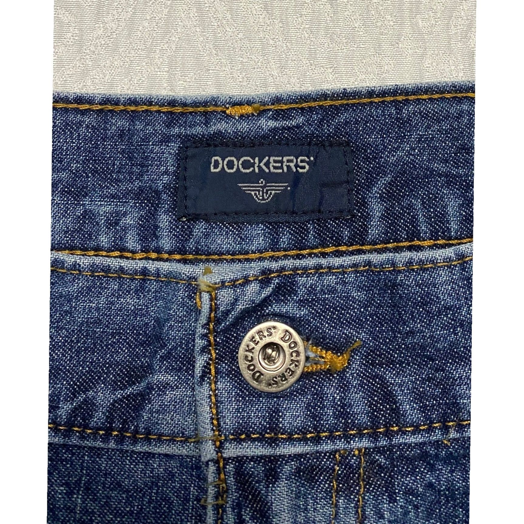 Dockers VINTAGE Dockers Jeans Carpenter Men 36 34 Blue Relaxed Denim 5-Pocket Design Size US 36 / EU 52 - 4 Thumbnail
