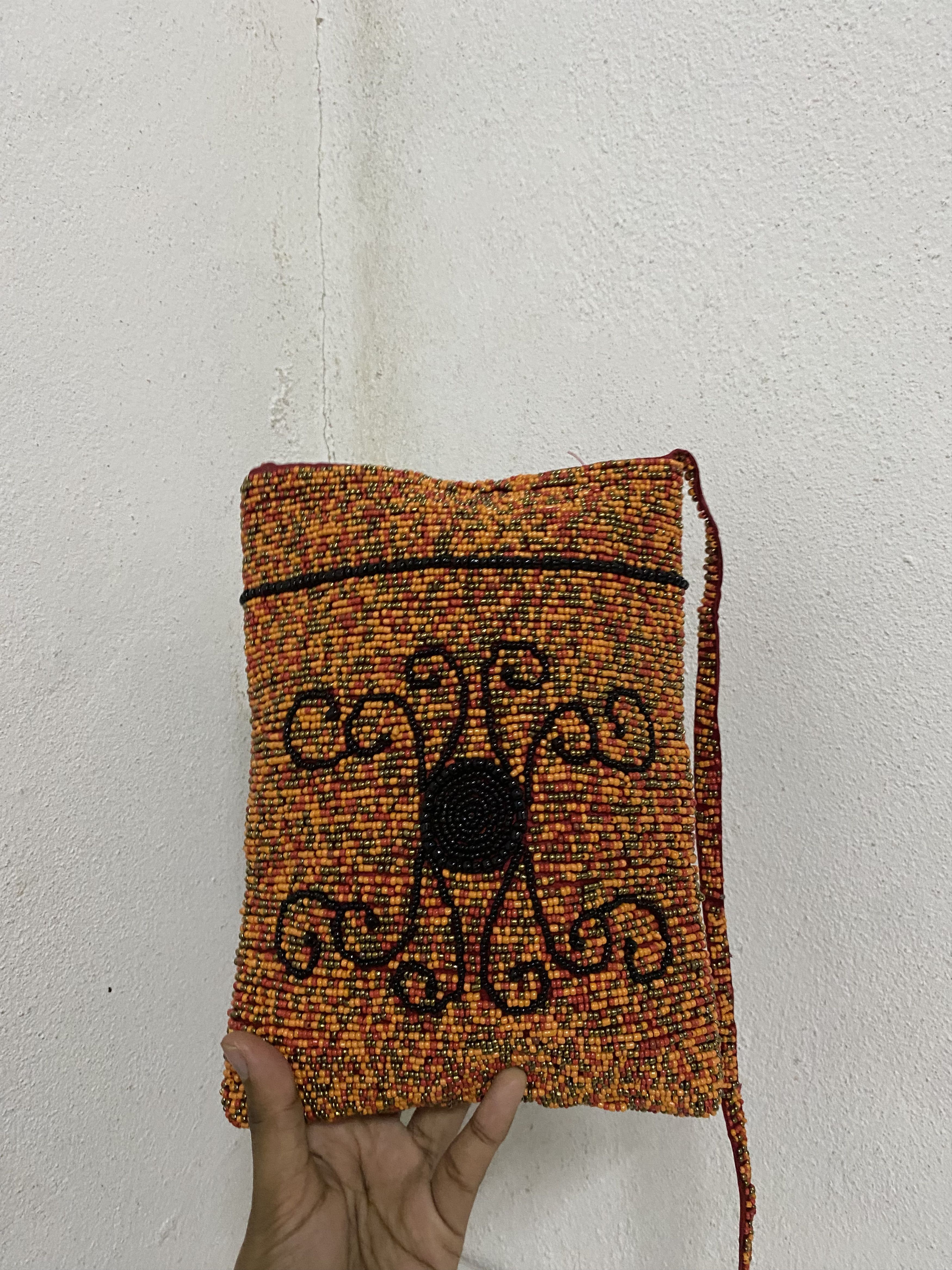 Handmade Japanese Brand Beads Sling Bag Size ONE SIZE - 7 Thumbnail