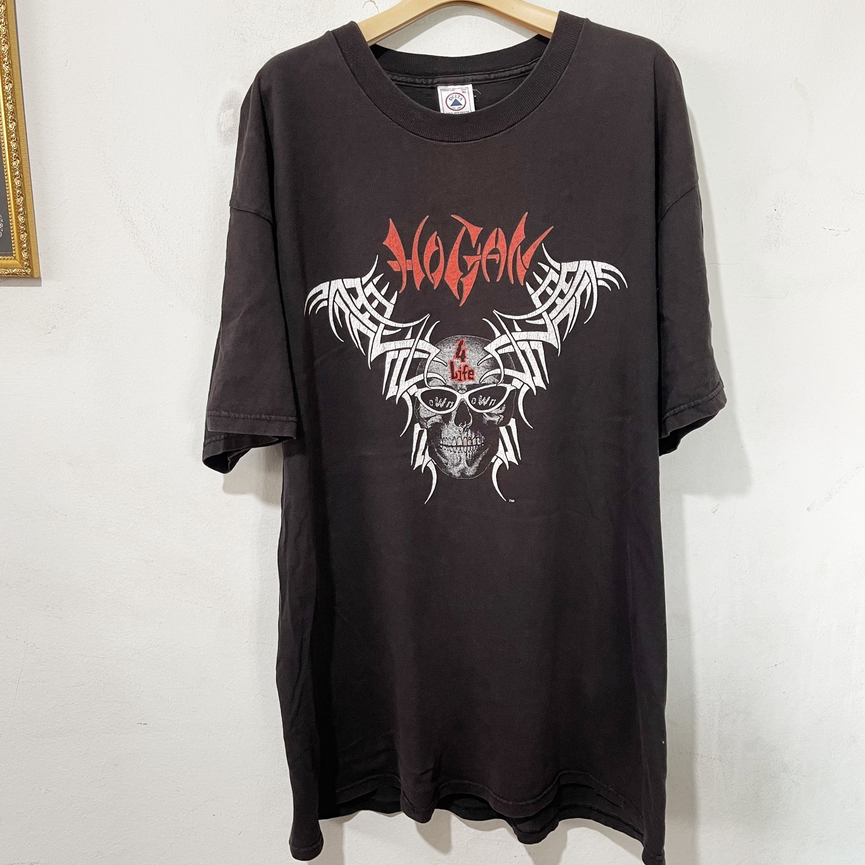 Vintage Vintage 90s Hulk Hogan WWE Wrestling T-Shirt Size US XL / EU 56 / 4 - 1 Thumbnail