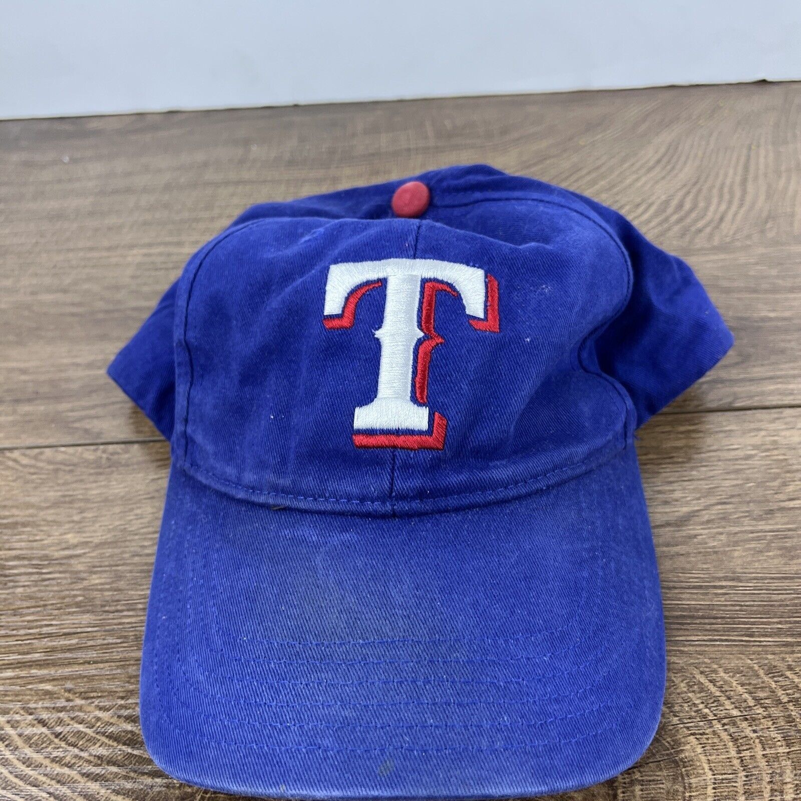 Other Texas Rangers Cap Hat Blue Texas Rangers Hat Adjustable Blue Size ONE SIZE - 5 Thumbnail