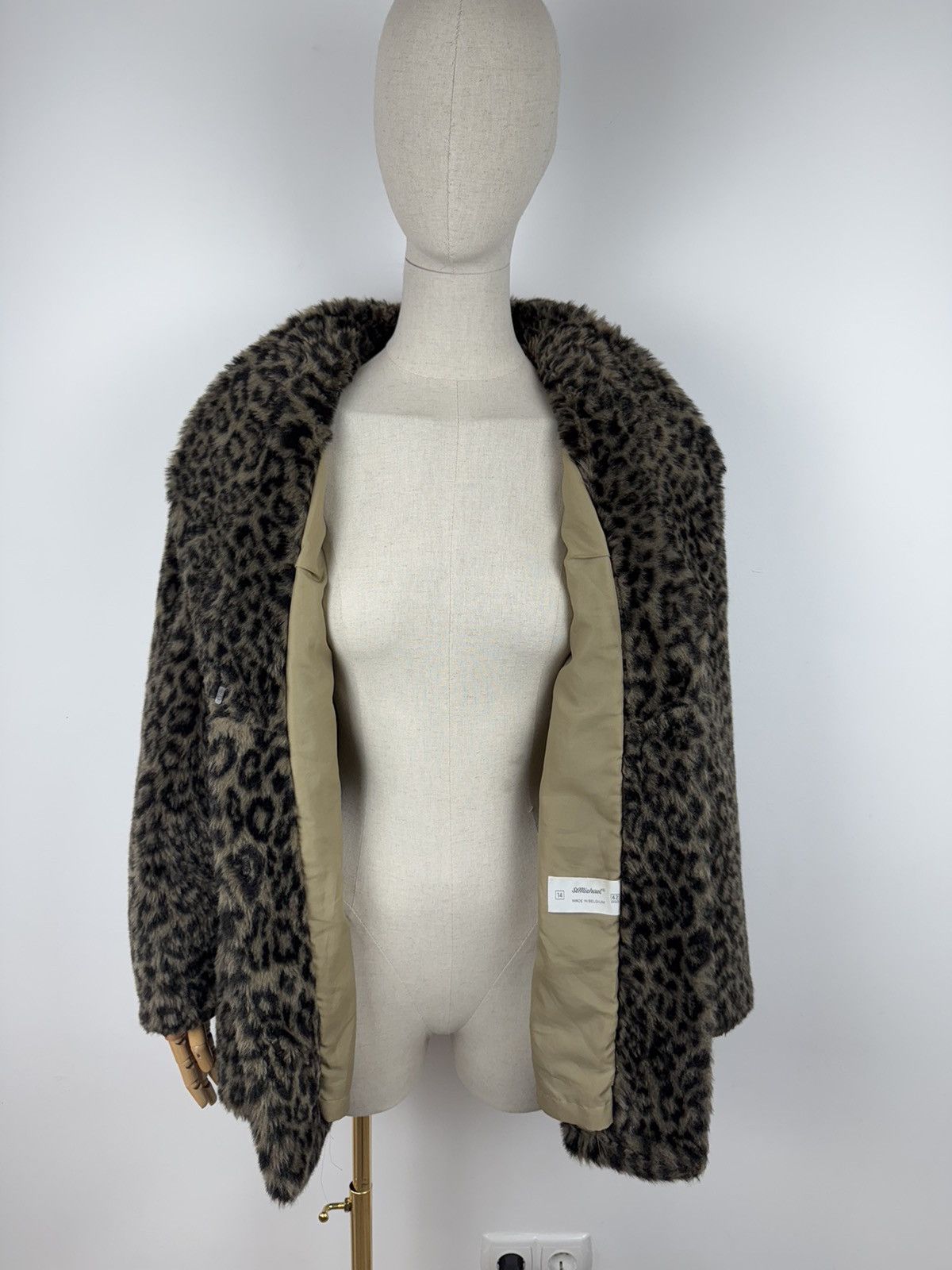 Japanese Brand × Vintage Vintage St Michael Faux Fur Leopard Coat size 14 EUR 42 Size L / US 10 / IT 46 - 4 Thumbnail