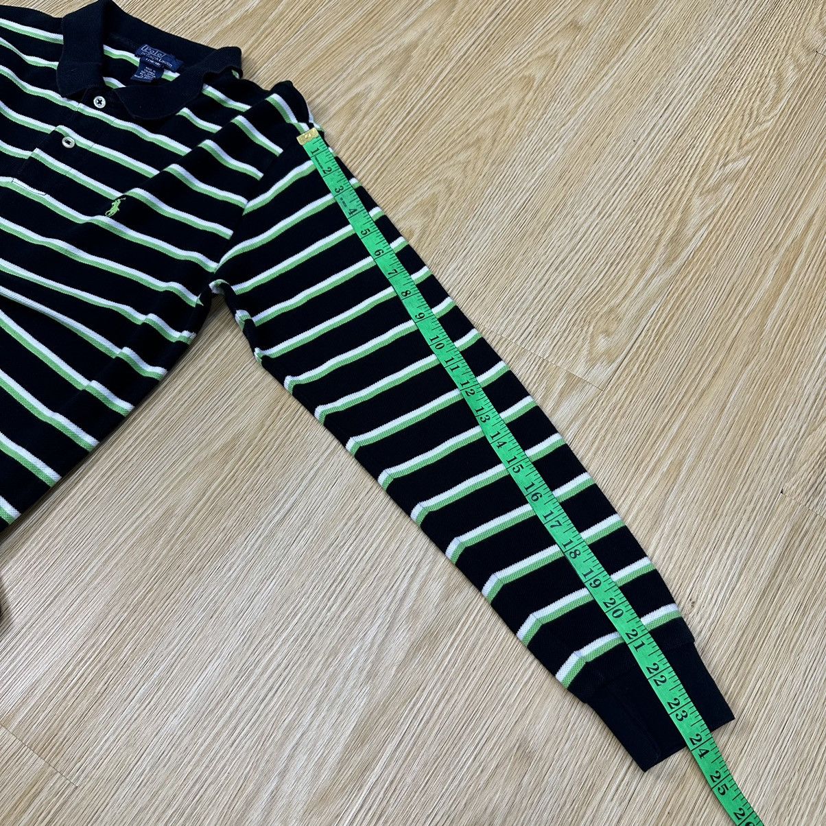 Polo Ralph Lauren 90s Polo Ralph Lauren Stripe Long Sleeve Tee A824 Size US S / EU 44-46 / 1 - 6 Thumbnail