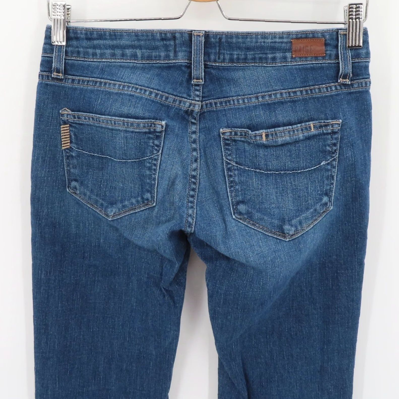 Paige Paige Womens Jeans 24 Jimmy Jimmy Skinny Distressed Medium Blue Denim Pants Size 42" / US 20 - 7 Thumbnail
