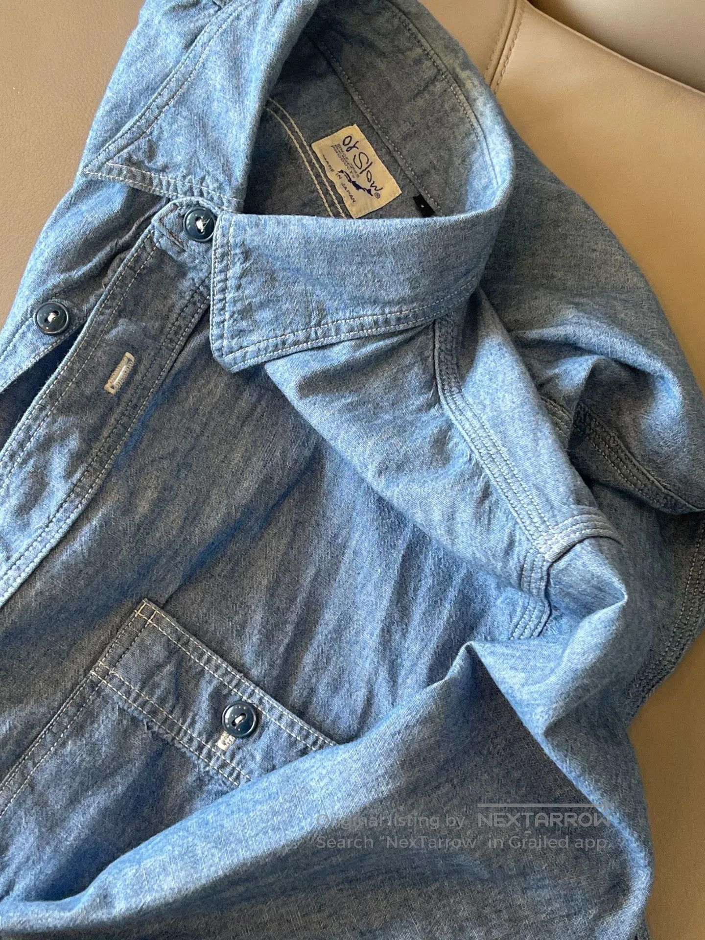 Orslow Orslow Chambray Denim Shirt. Size US S / EU 44-46 / 1 - 5 Thumbnail