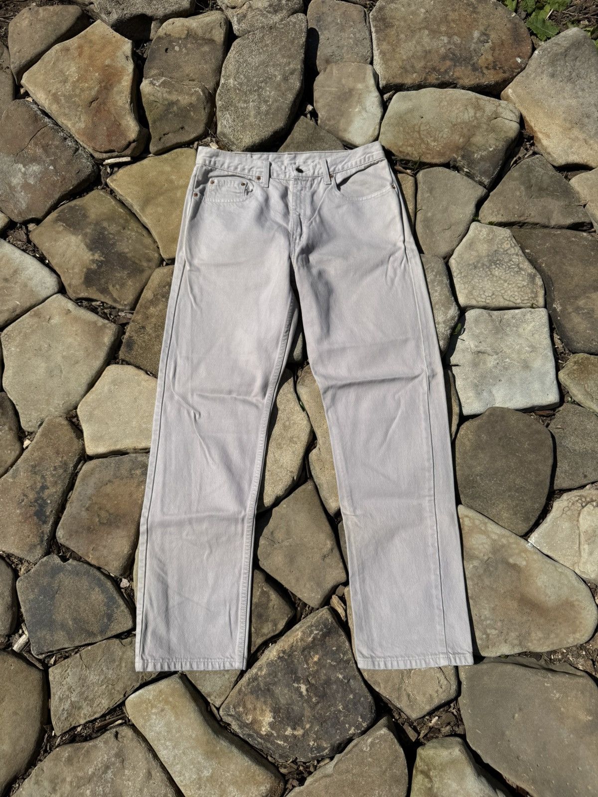 Levi's Vtg 90s Levis 615 Orange Tab Baggy Pants Size US 34 / EU 50 - 3 Thumbnail