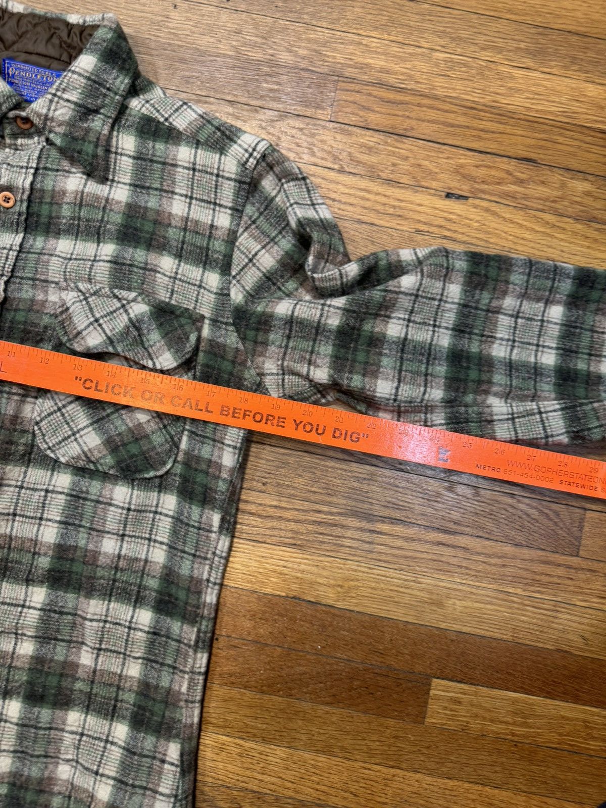 Pendleton Vintage Pendleton Green Flannel Size US M / EU 48-50 / 2 - 6 Thumbnail
