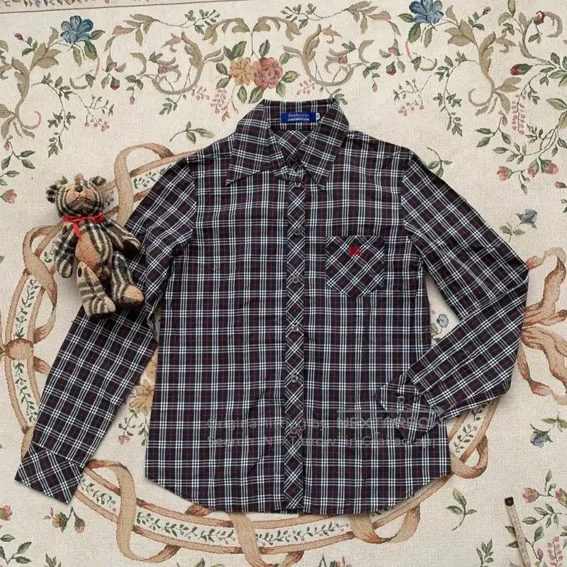 Burberry Burberry Black Cotton Long Sleeve Shirt. Size M / US 6-8 / IT 42-44 - 2 Thumbnail