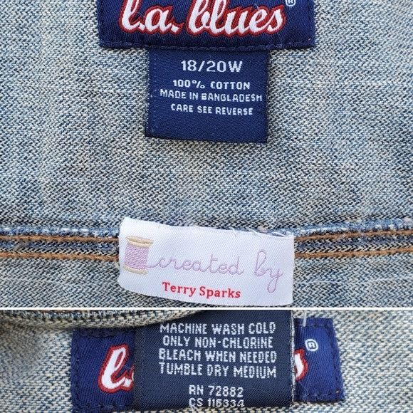 Vintage Vintage 90s Y2k L.A. Blues Hand Created Horse Embroidered Ba Size XXL / US 16-18 / IT 52-54 - 5 Thumbnail