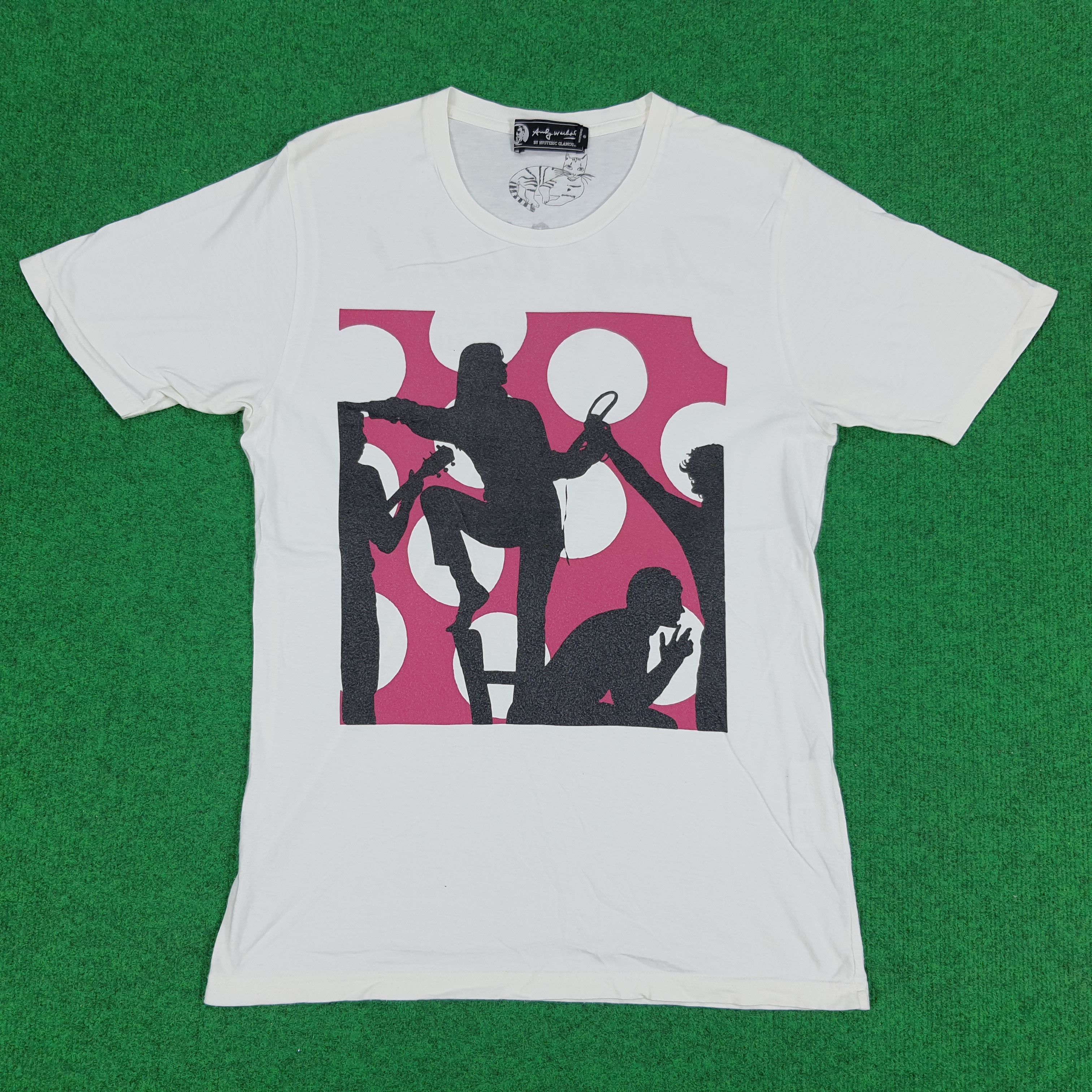 Hysteric Glamour × Japanese Brand × Vintage Vintage Andy Warhol by Hysteric Glamour Silhouette Tshirt l Size US S / EU 44-46 / 1 - 1 Thumbnail