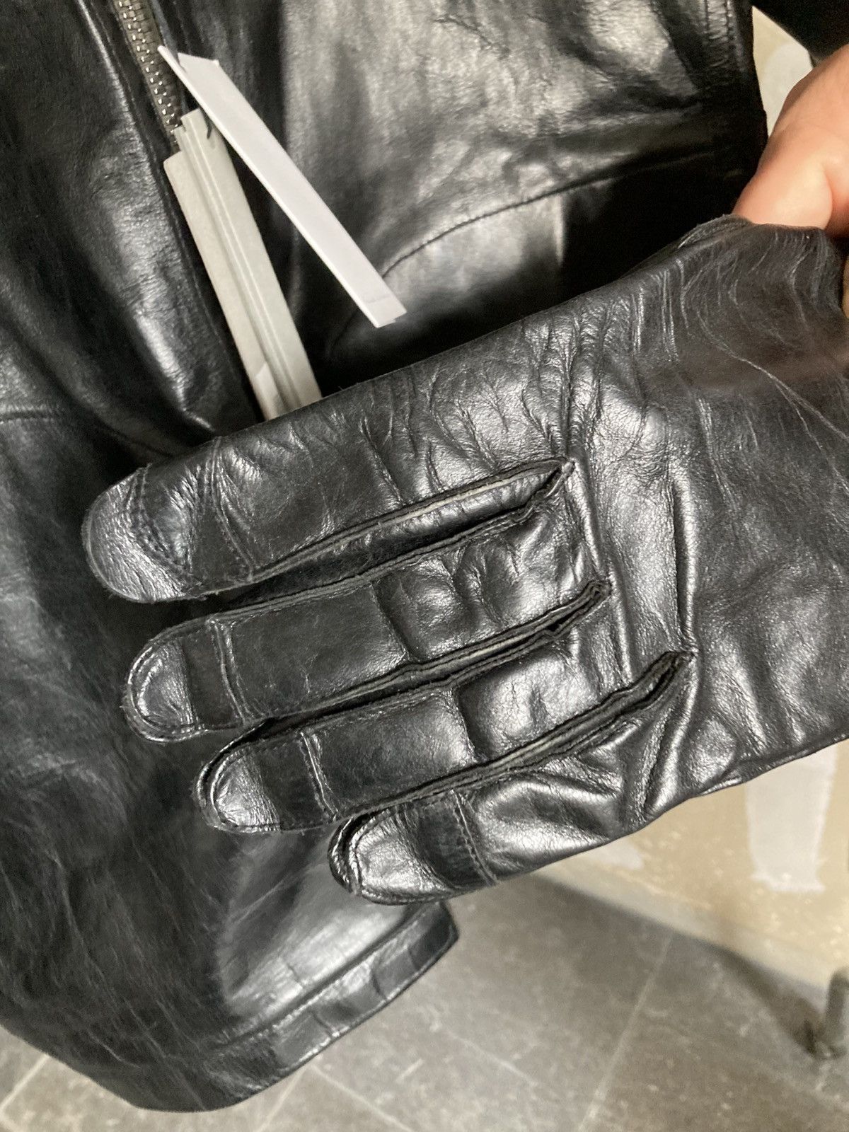Rick Owens Rick Owens leather jacket with integrated gl Size US M / EU 48-50 / 2 - 5 Thumbnail