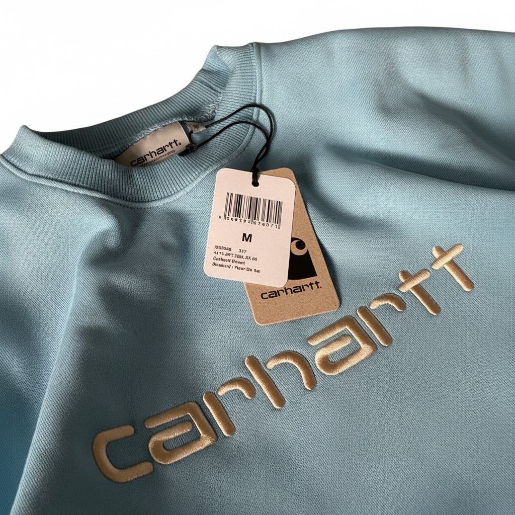 Carhartt 00s Carhartt Vintage Oversized Big Logo Retro Y2K Sweatshirt Size US M / EU 48-50 / 2 - 4 Thumbnail