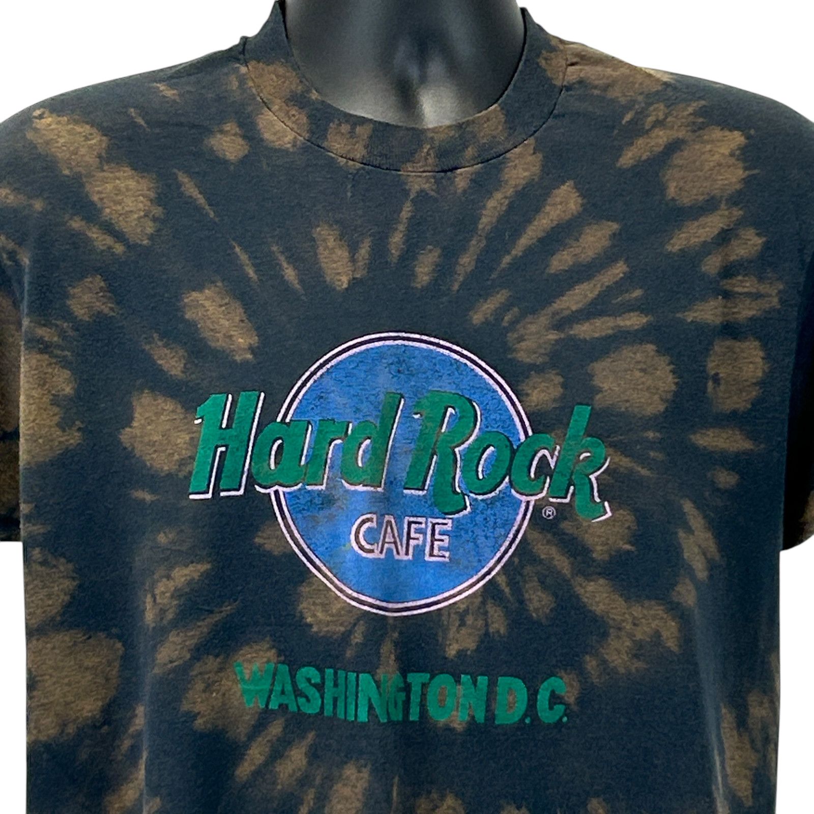 Hard Rock Cafe Vintage 90s Hard Rock Cafe Washington DC T Shirt Black Large Size US L / EU 52-54 / 3 - 1 Thumbnail