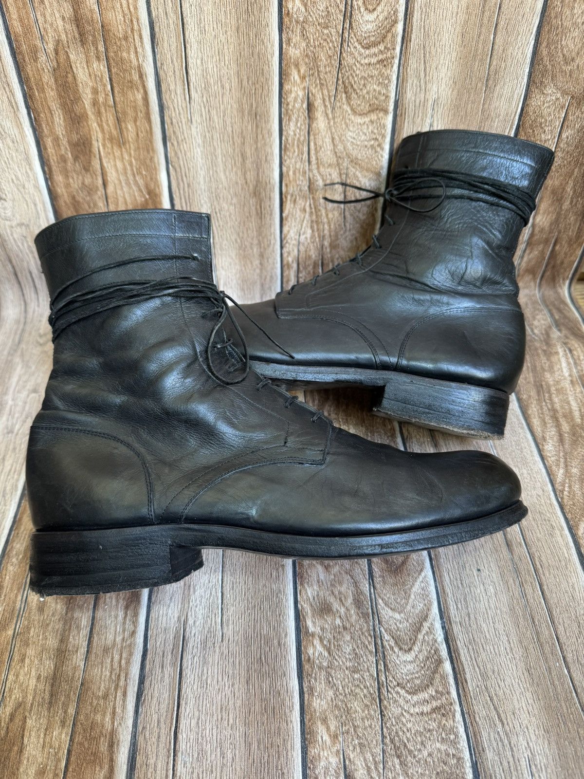 Dimissianos & Miller lace up horse leather boots Size US 6.5 / EU 39-40 - 7 Thumbnail