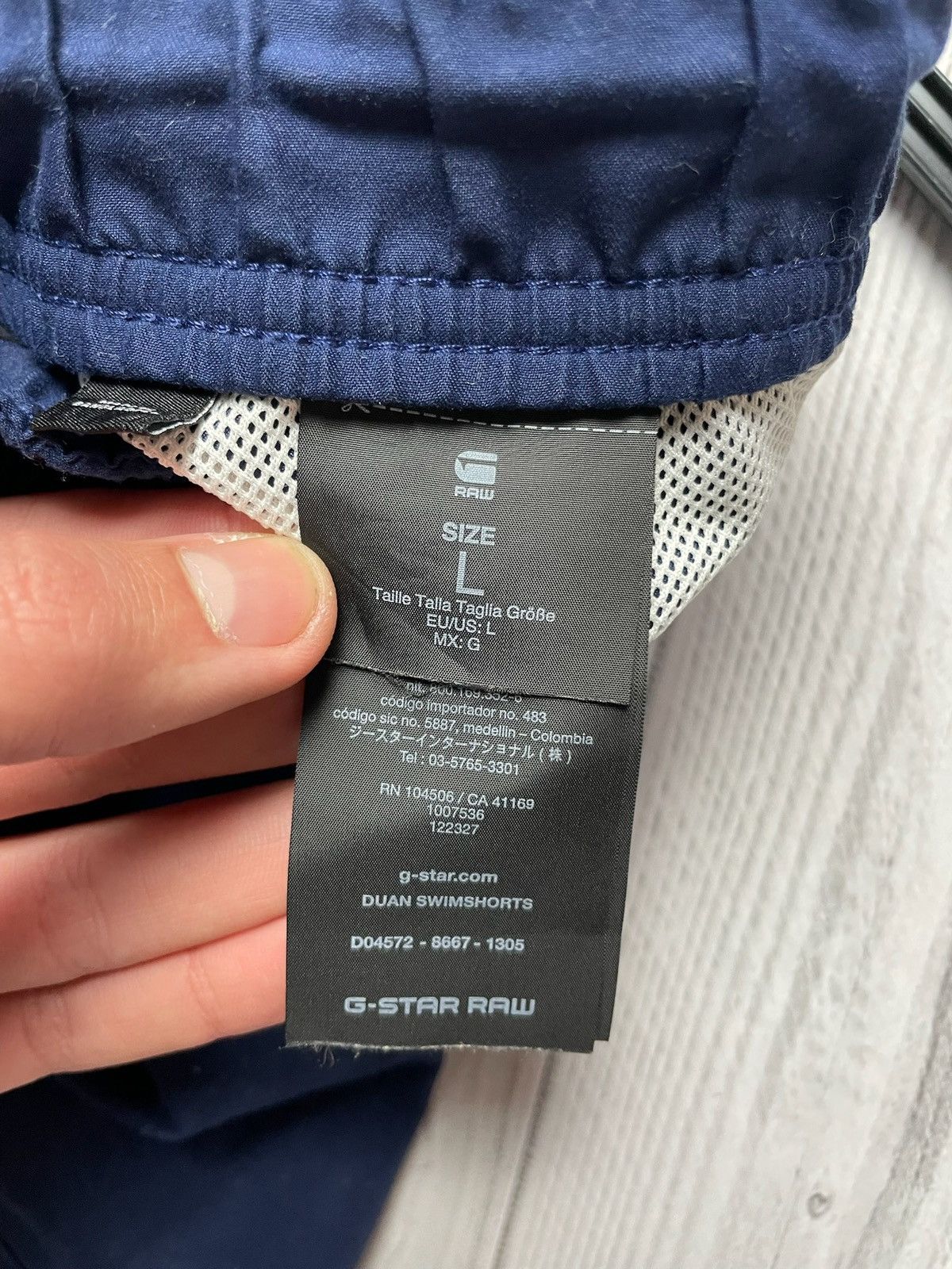 G-Star × Vintage Vintage G-star Raw shorts size L navy logo Size US 34 / EU 50 - 3 Thumbnail
