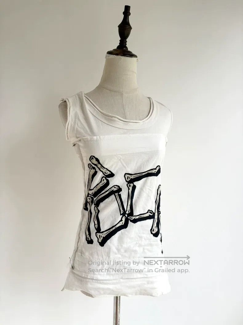 Vivienne Westwood Fuck chicken bone print patch vest