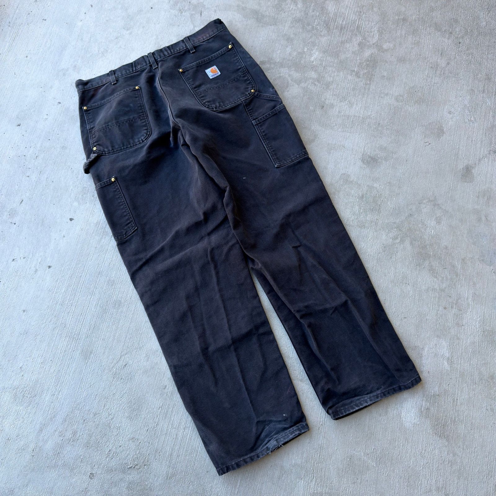 Carhartt × Vintage Carhartt black double knee work wear carpenter pants Size US 36 / EU 52 - 5 Thumbnail