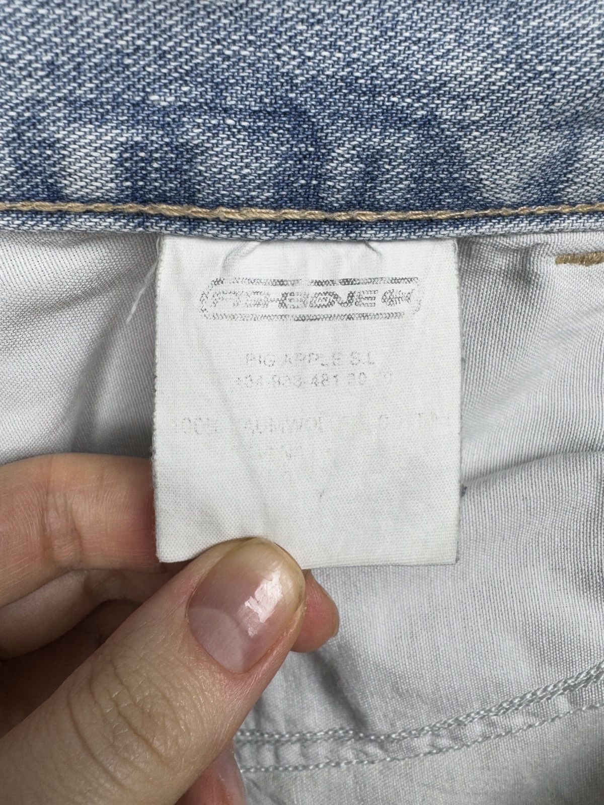 Vintage FISHBONE Vintage y2k blue baggy double knee distressed pants Size US 34 / EU 50 - 12 Thumbnail