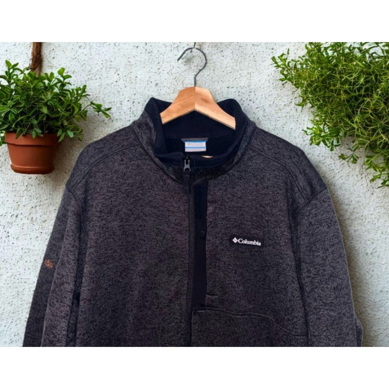 Vintage Columbia Sweater Weather Full Zip Jacket – 2XL – Salesforce Leading T&P – NWOT – Charcoal Heather – Men Size US XXL / EU 58 / 5 - 3 Thumbnail