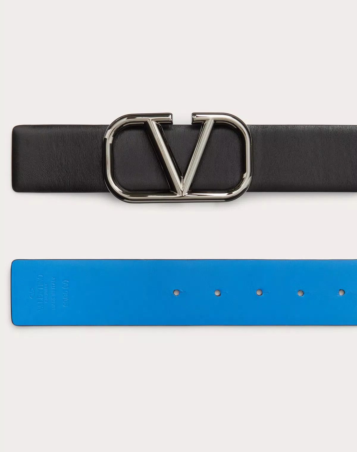 Valentino oc11z0725 Size:085/Reversible Calfskin Belt 40 Mm in Black Size ONE SIZE - 3 Thumbnail
