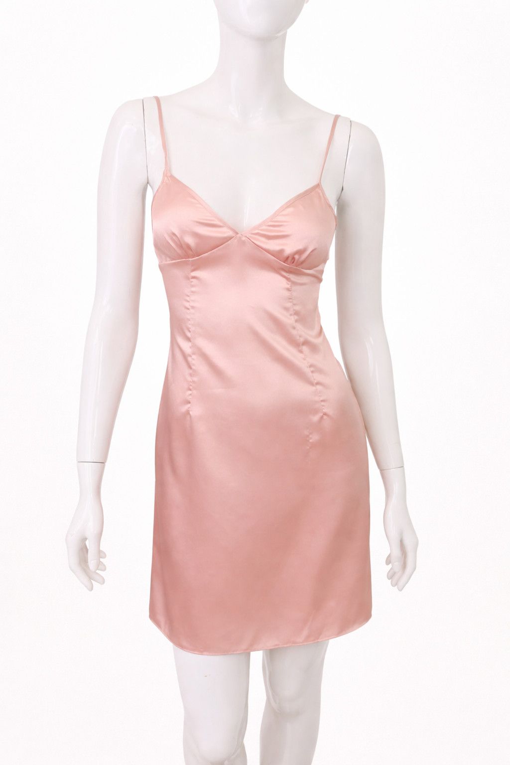 John Galliano John Galliano Pink Rose Silk Slip Mini Midi Dress - XS Size XS / US 0-2 / IT 36-38 - 1 Thumbnail