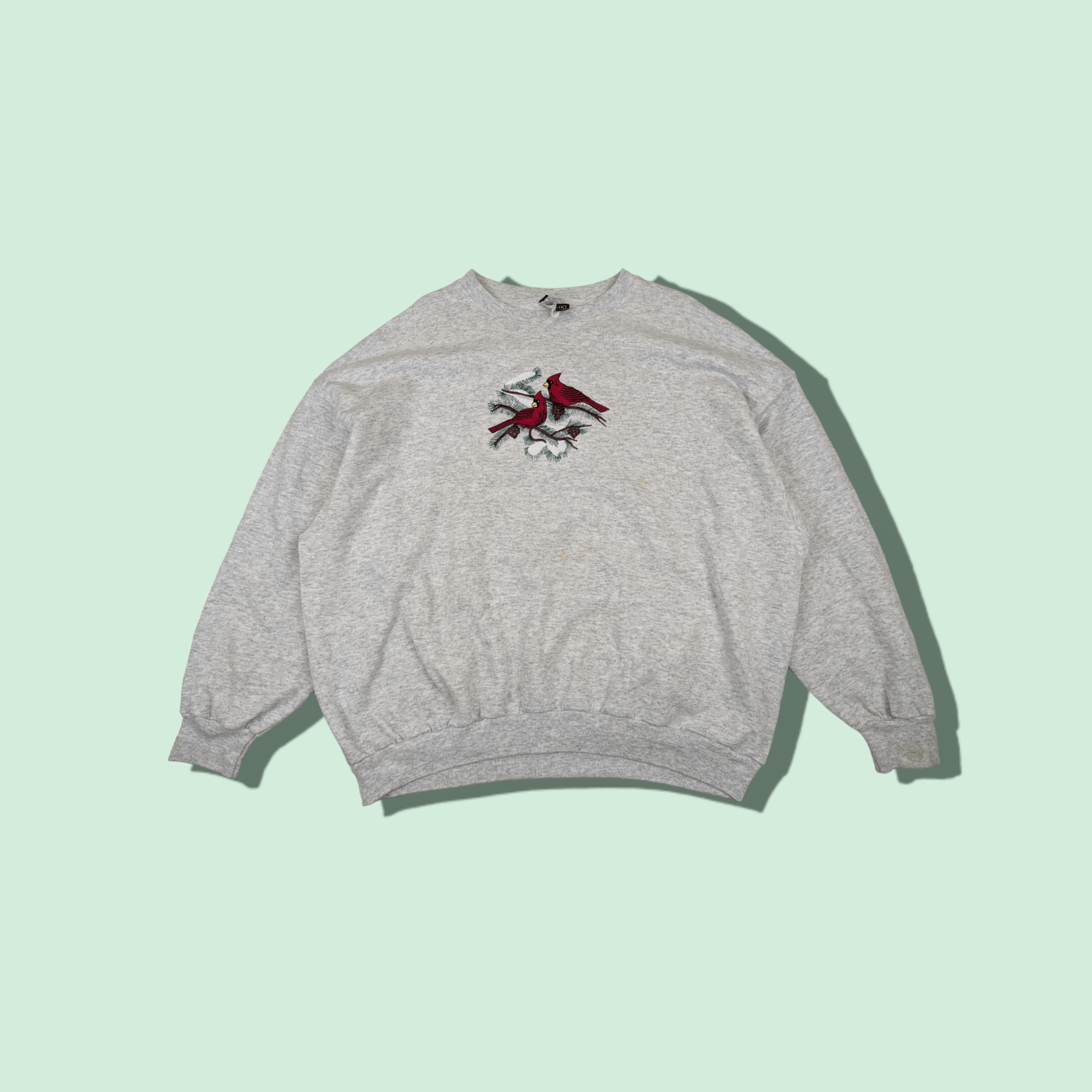 Vintage Vintage 90's BON WORTH Bird Animal Image Jumper Sweatshirt Size L / US 10 / IT 46 - 1 Thumbnail
