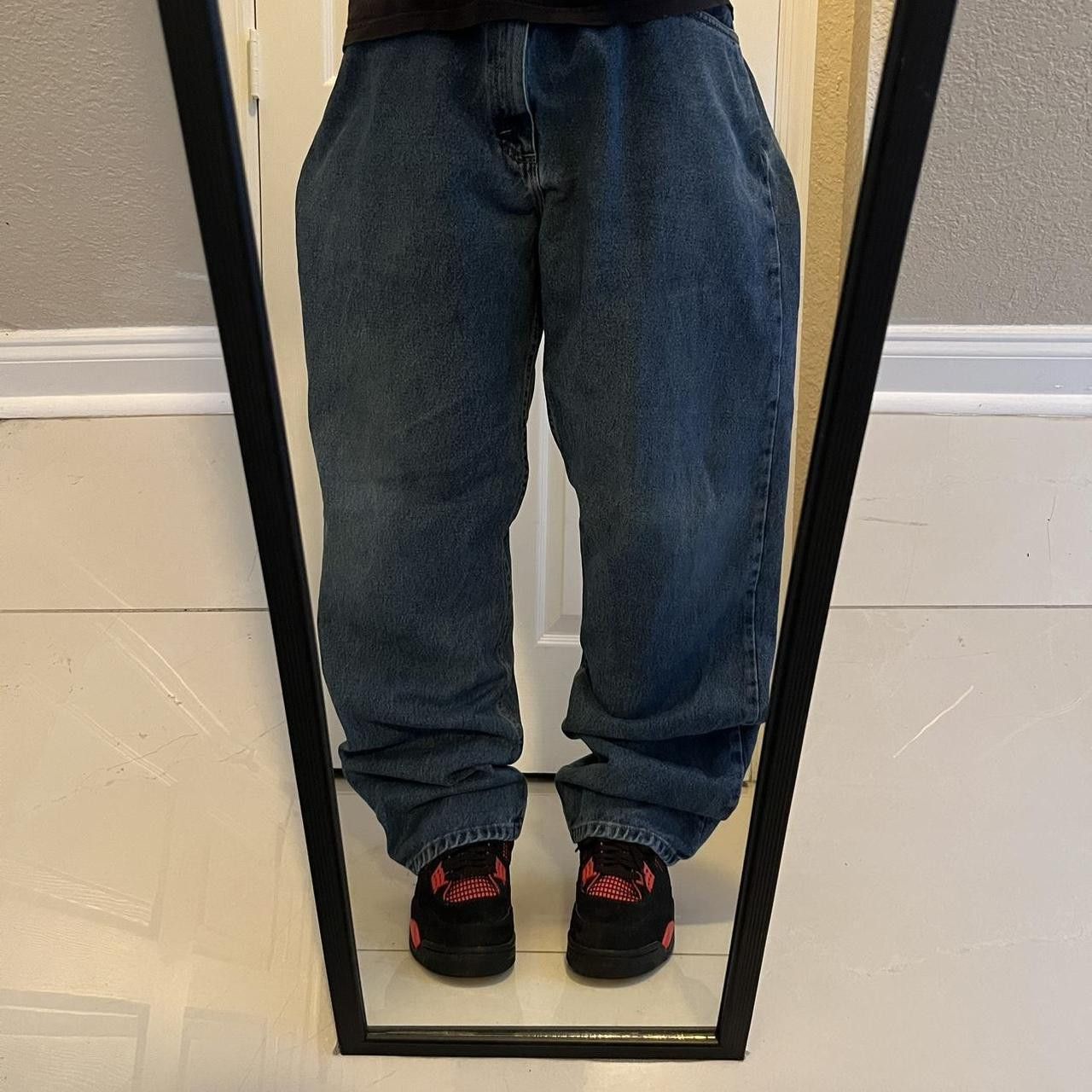 Vintage Vintage Y2K/2000s Baggy Grunge Wrangler Workwear Style Denim Jeans! Size US 42 / EU 58 - 1 Thumbnail