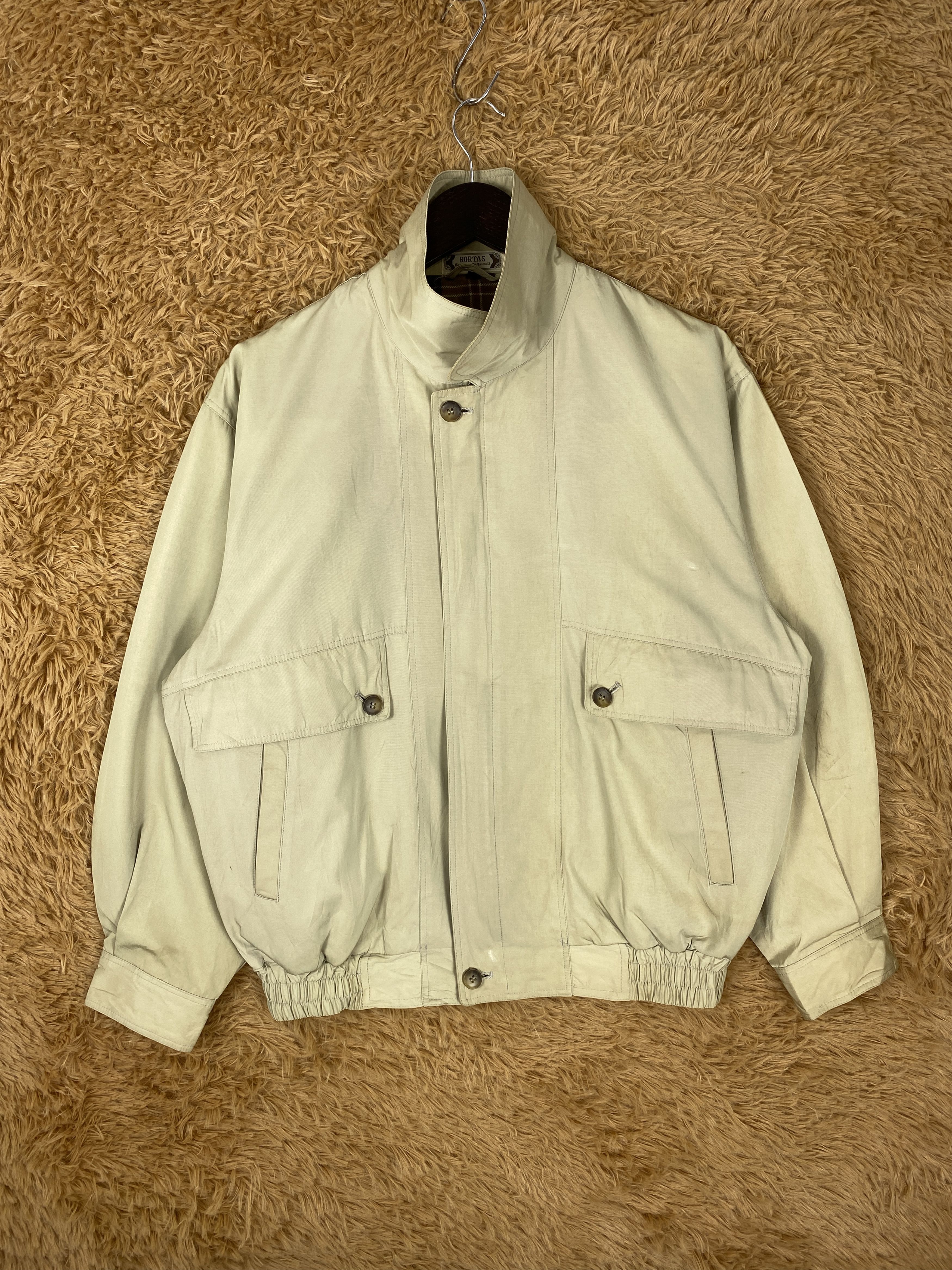 Japanese Brand Vintage Rortas 90s Style Checked Lining Jacket J2126 Size US M / EU 48-50 / 2 - 1 Thumbnail