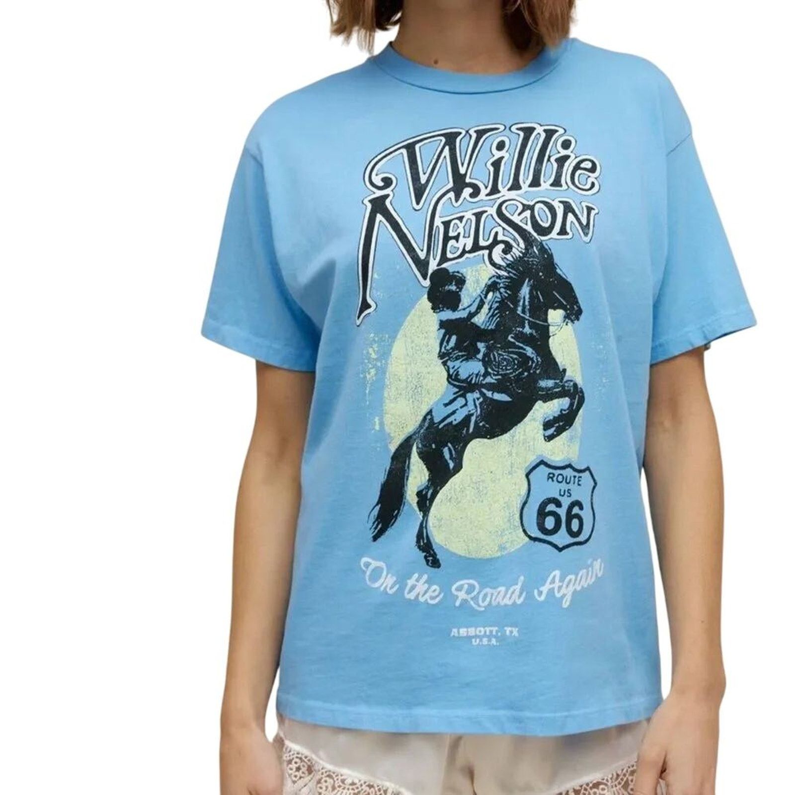 Daydreamer DAYDREAMER Willie Nelson Route 66 Tee, Size Small New Size S / US 4 / IT 40 - 2 Thumbnail